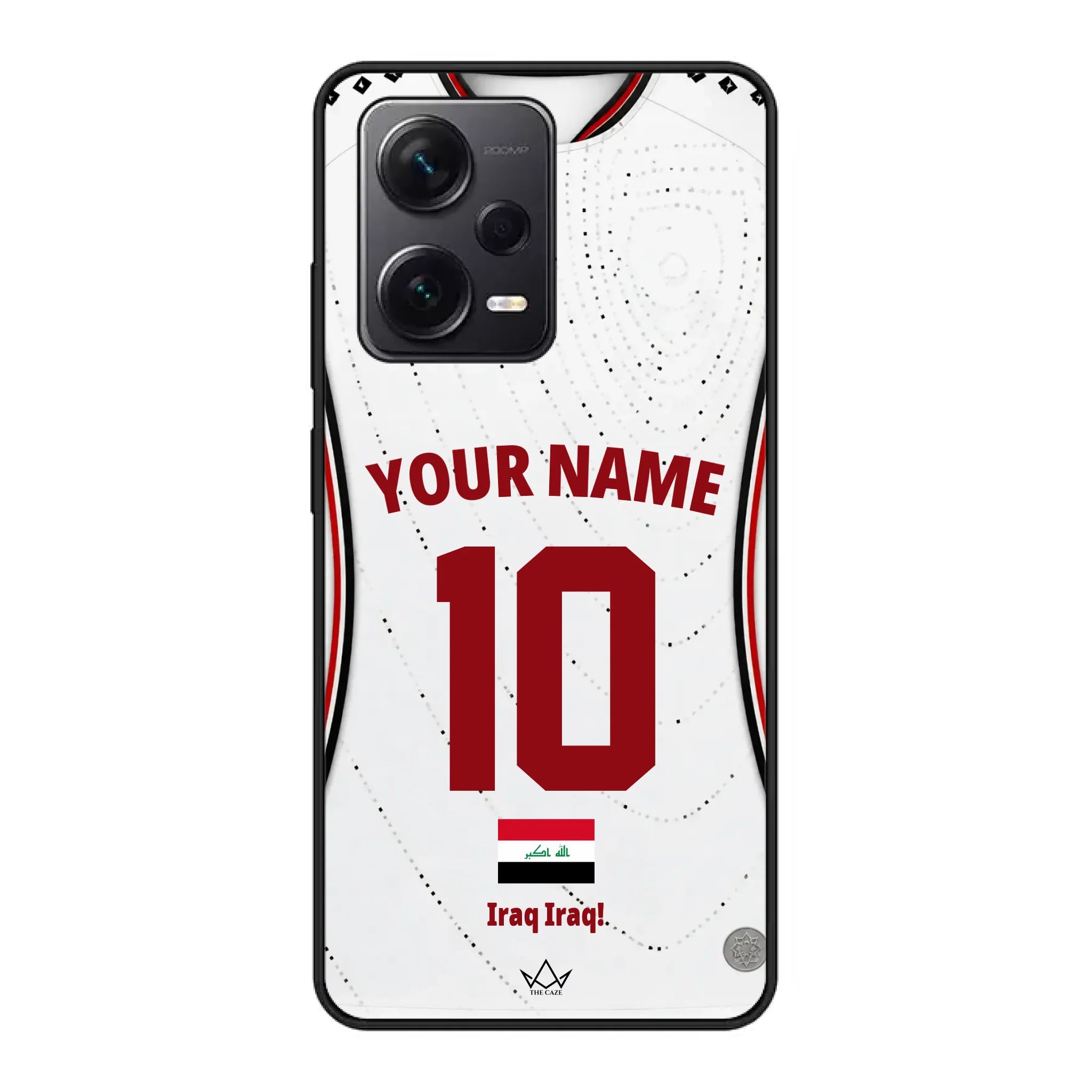 Custom Iraq World Cup 2026 Phone Case