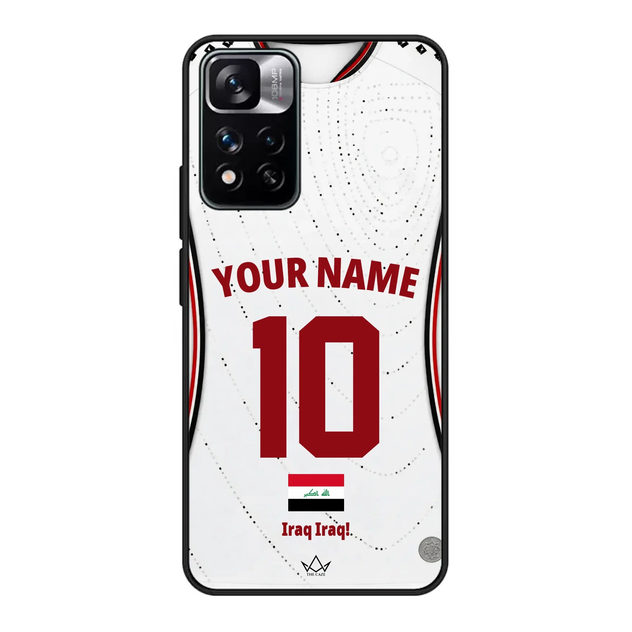 Custom Iraq World Cup 2026 Phone Case