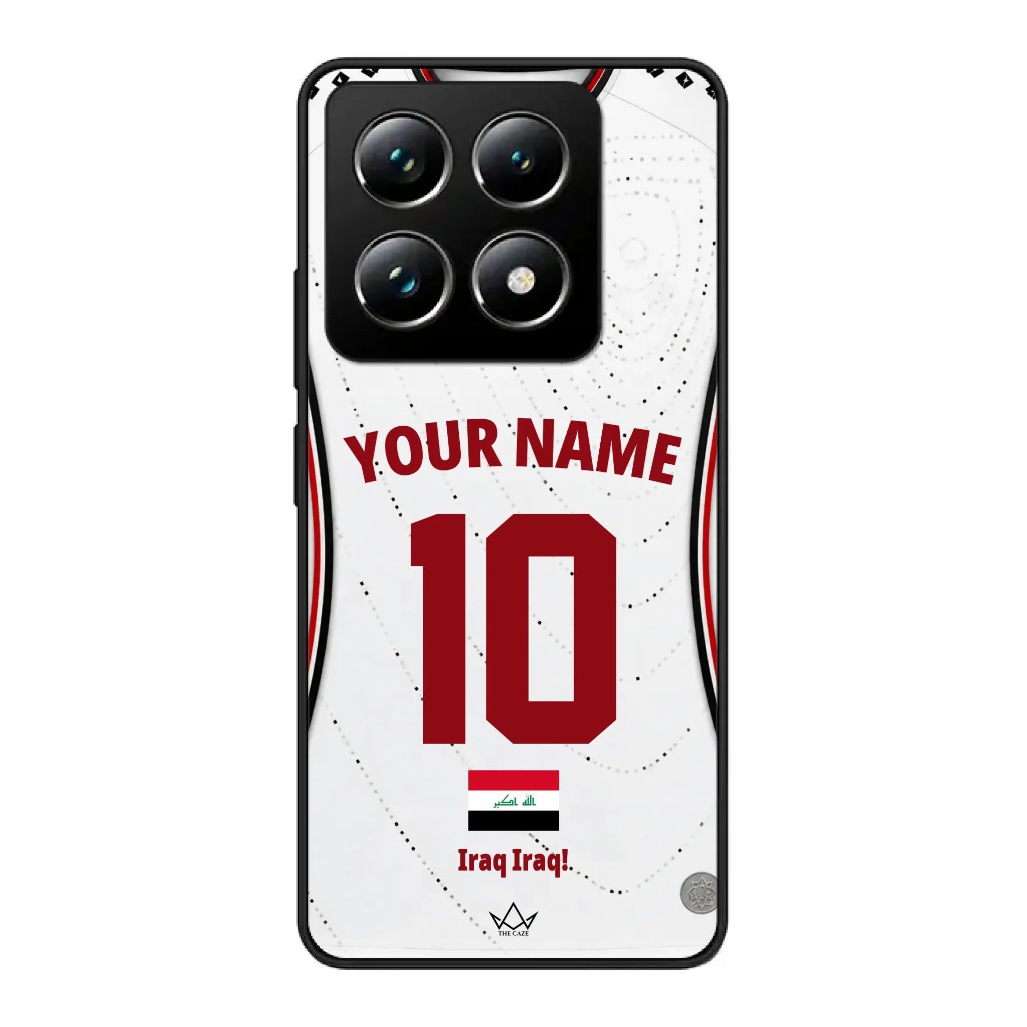 Custom Iraq World Cup 2026 Phone Case