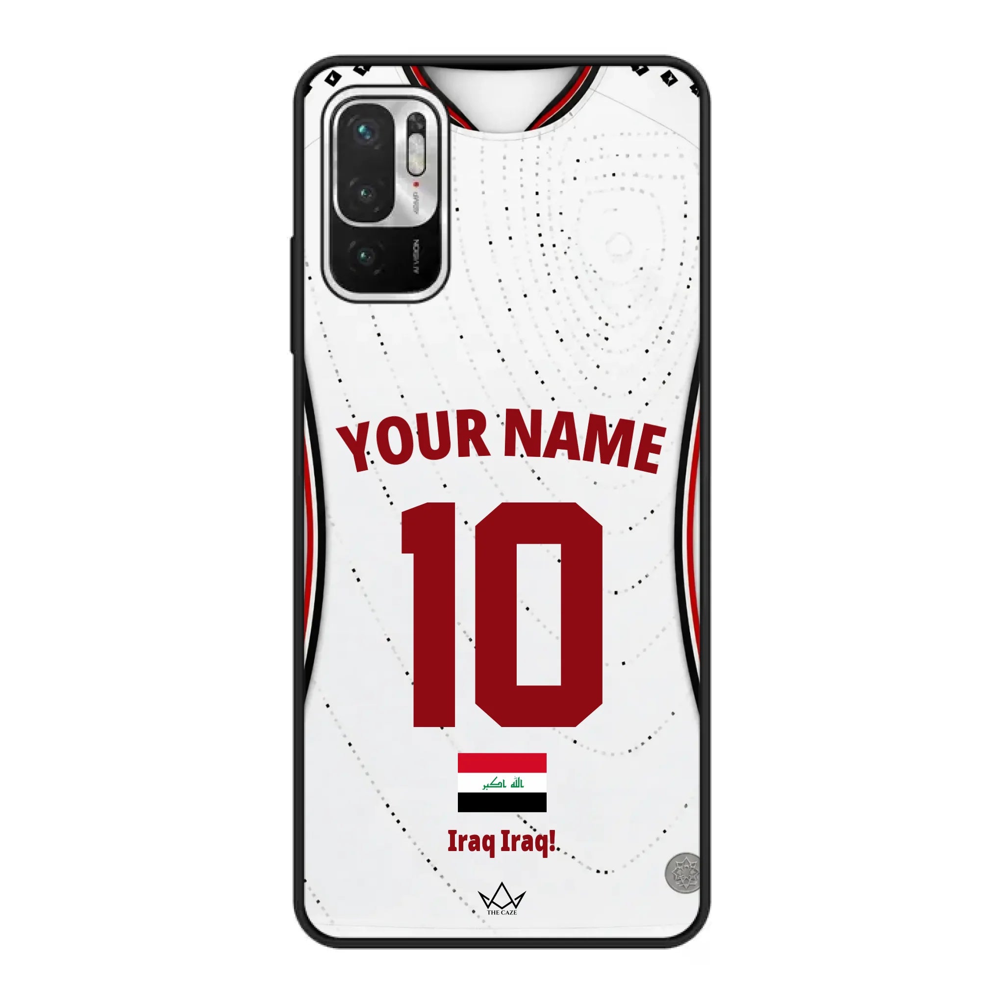 Custom Iraq World Cup 2026 Phone Case
