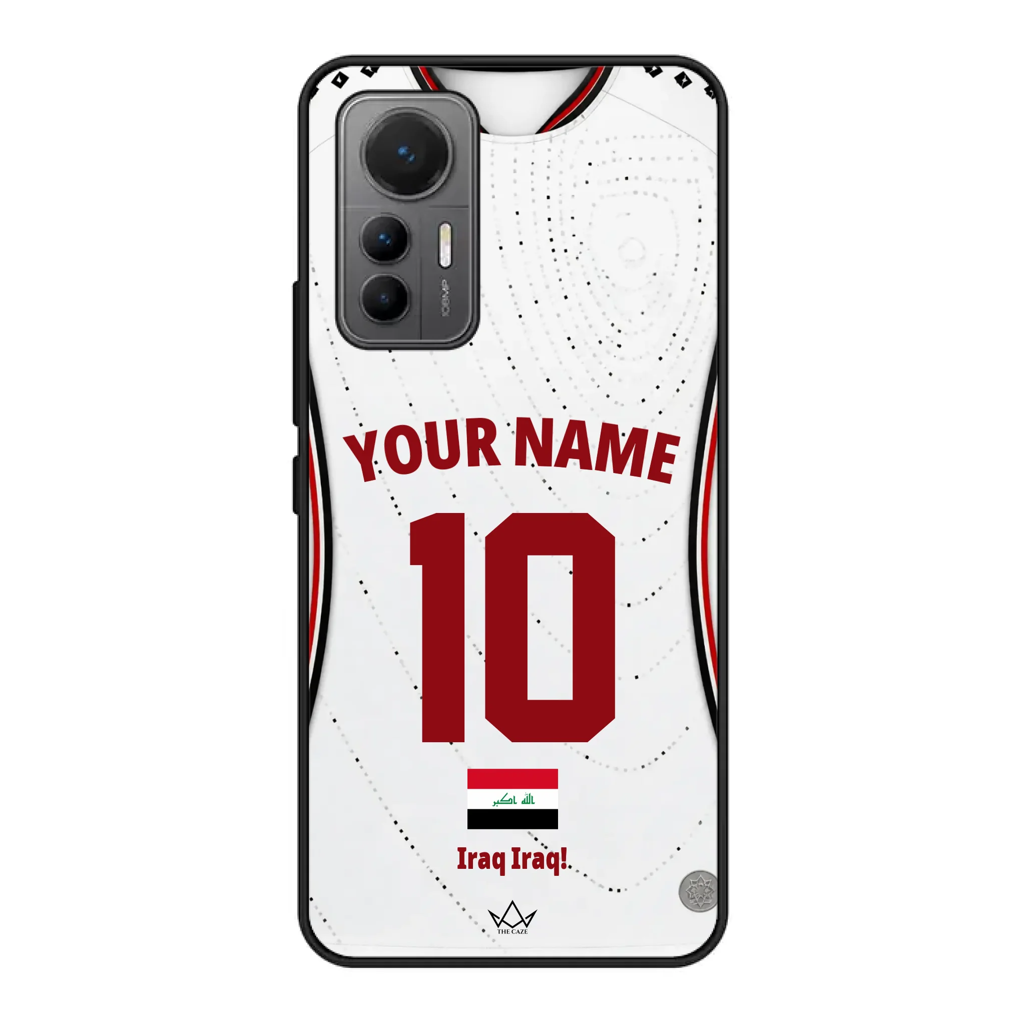 Custom Iraq World Cup 2026 Phone Case