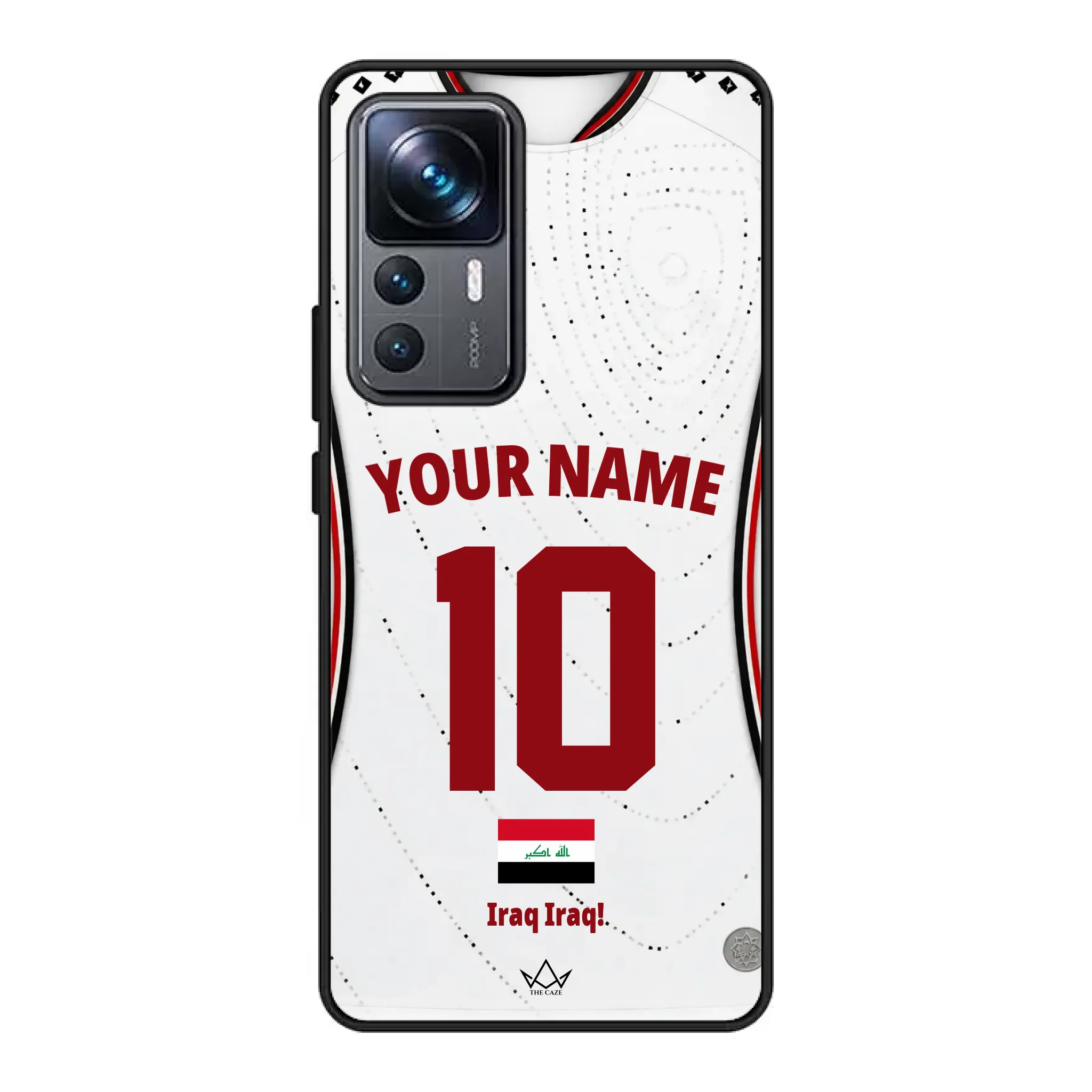 Custom Iraq World Cup 2026 Phone Case