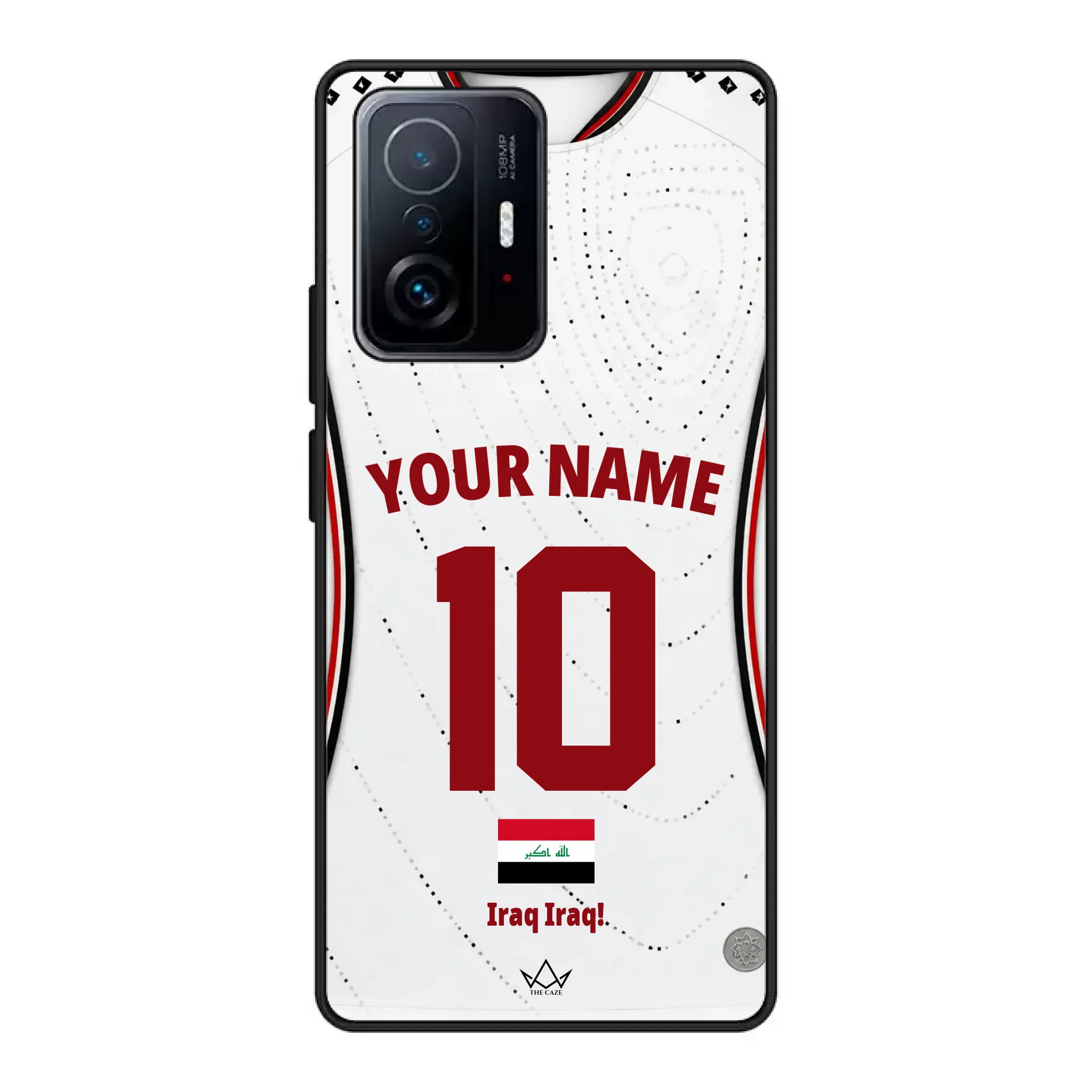Custom Iraq World Cup 2026 Phone Case