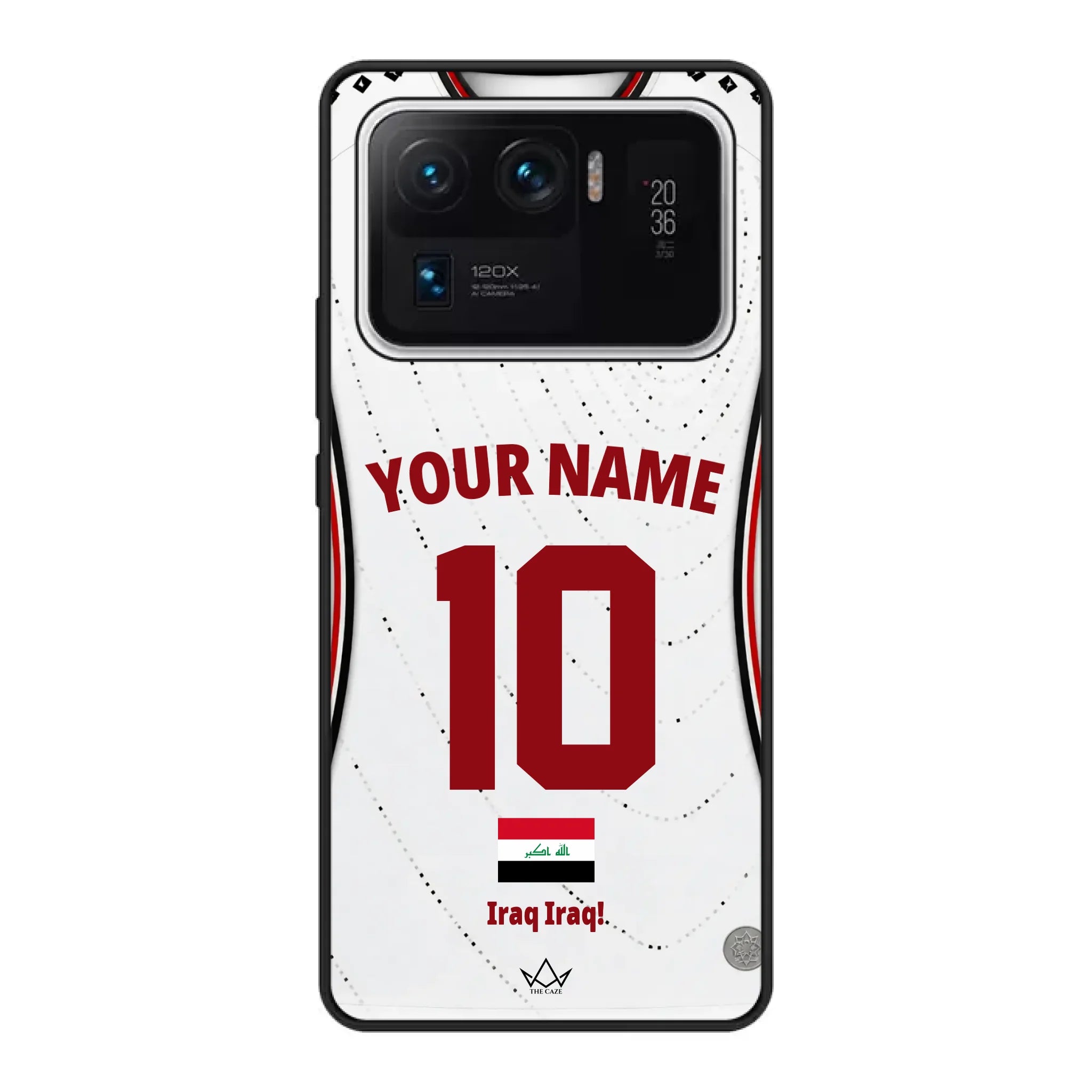 Custom Iraq World Cup 2026 Phone Case