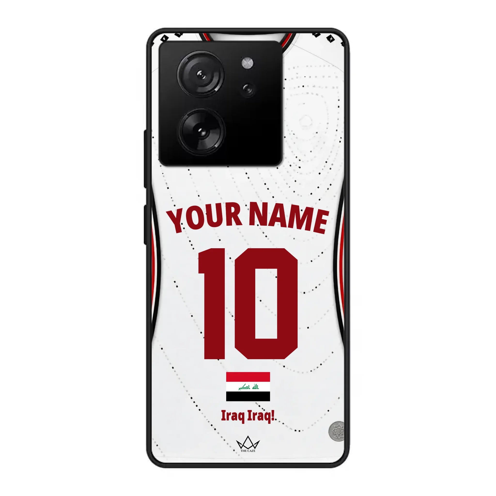 Custom Iraq World Cup 2026 Phone Case
