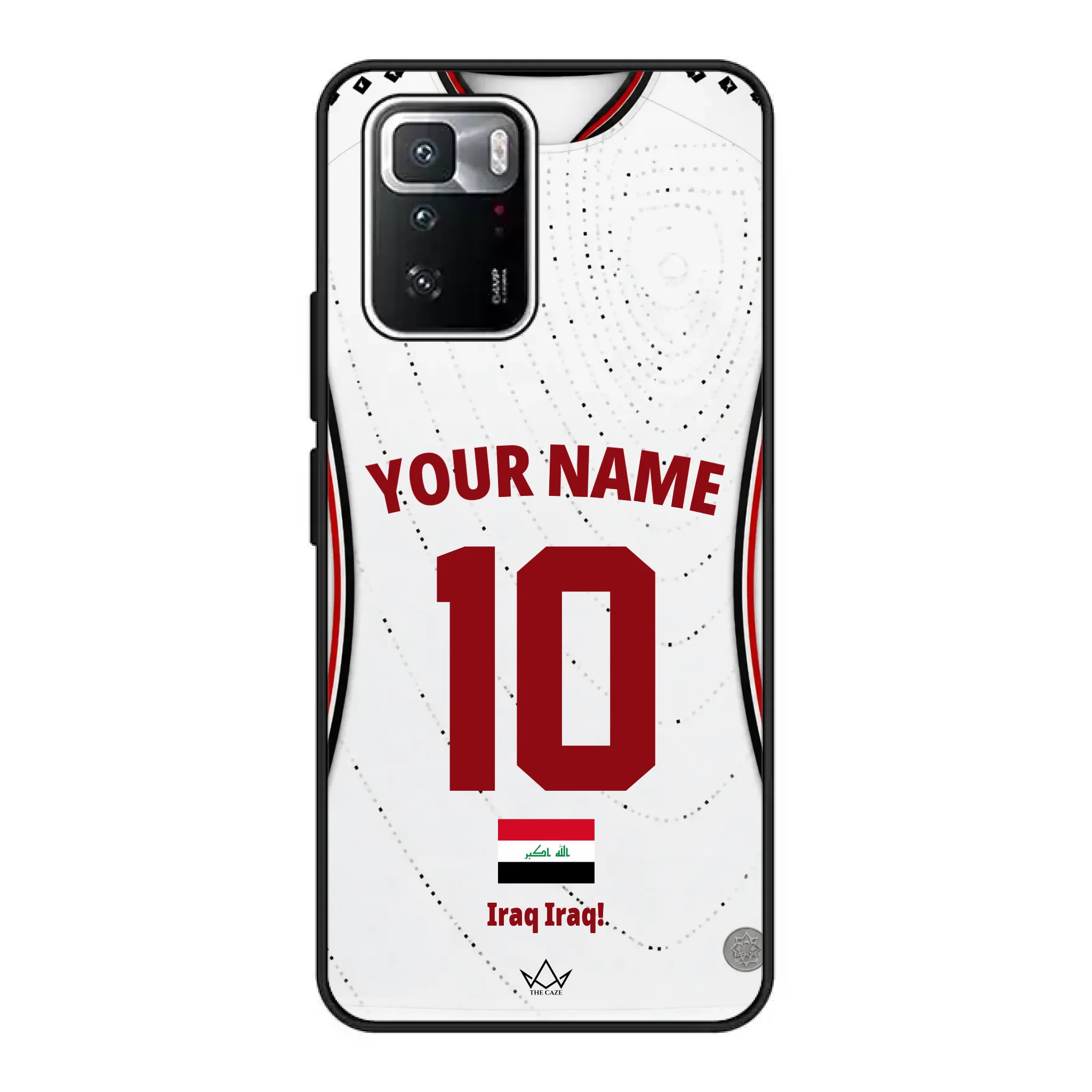 Custom Iraq World Cup 2026 Phone Case