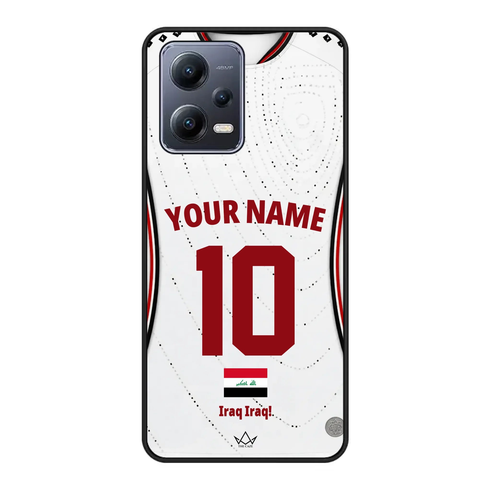 Custom Iraq World Cup 2026 Phone Case