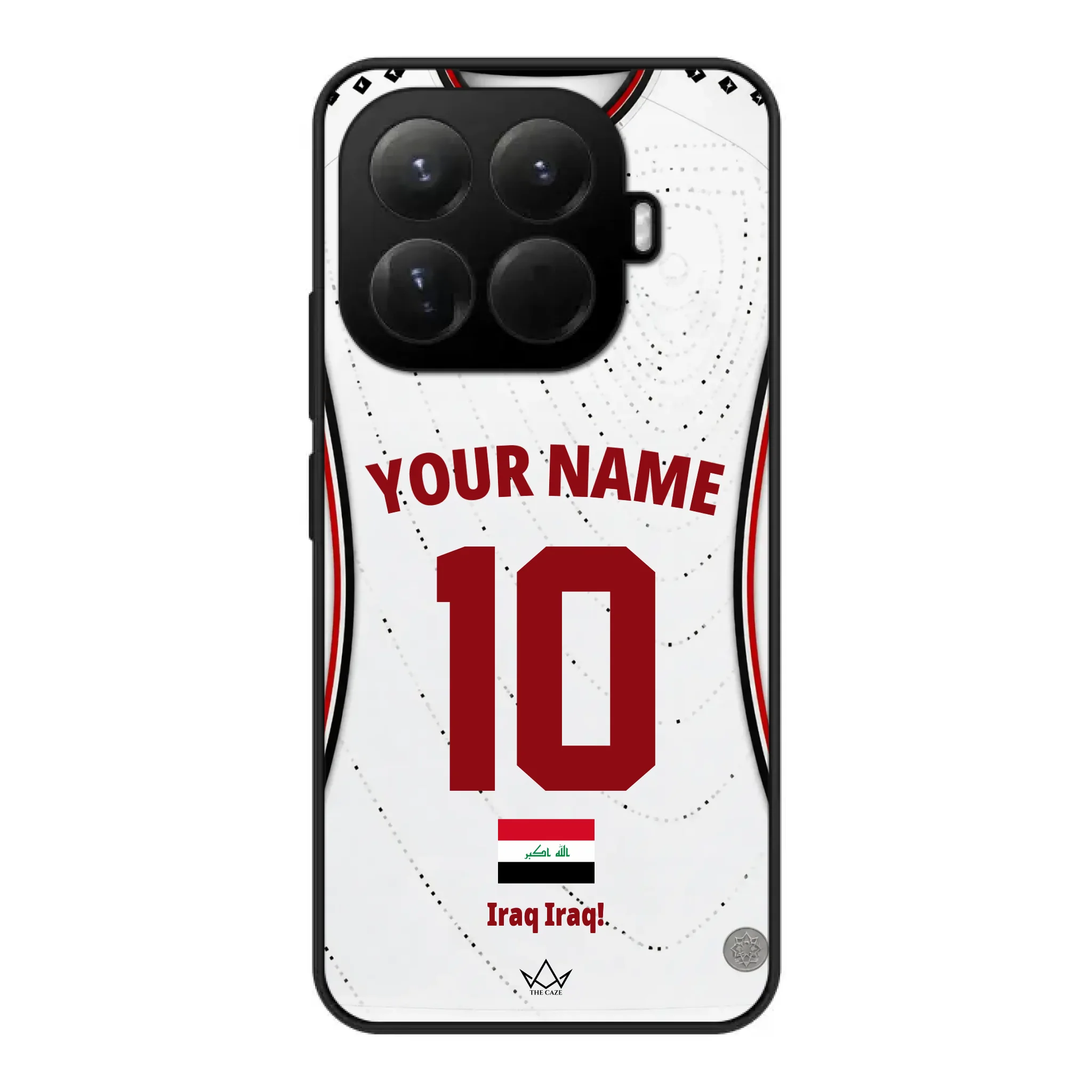 Custom Iraq World Cup 2026 Phone Case
