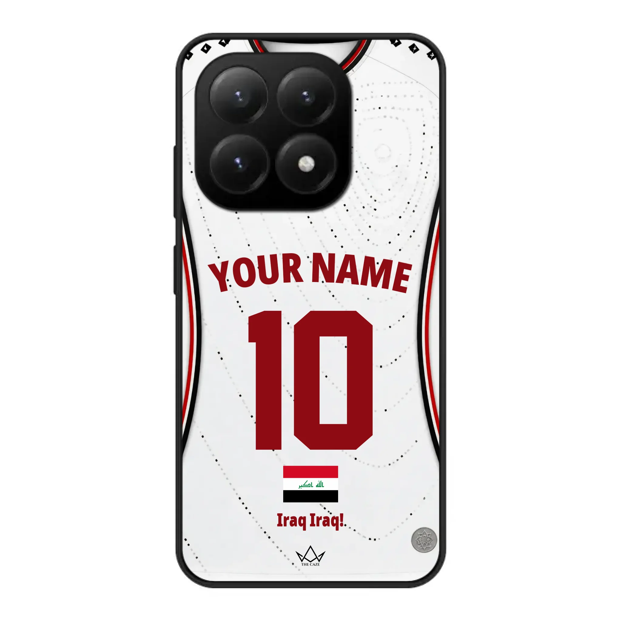 Custom Iraq World Cup 2026 Phone Case