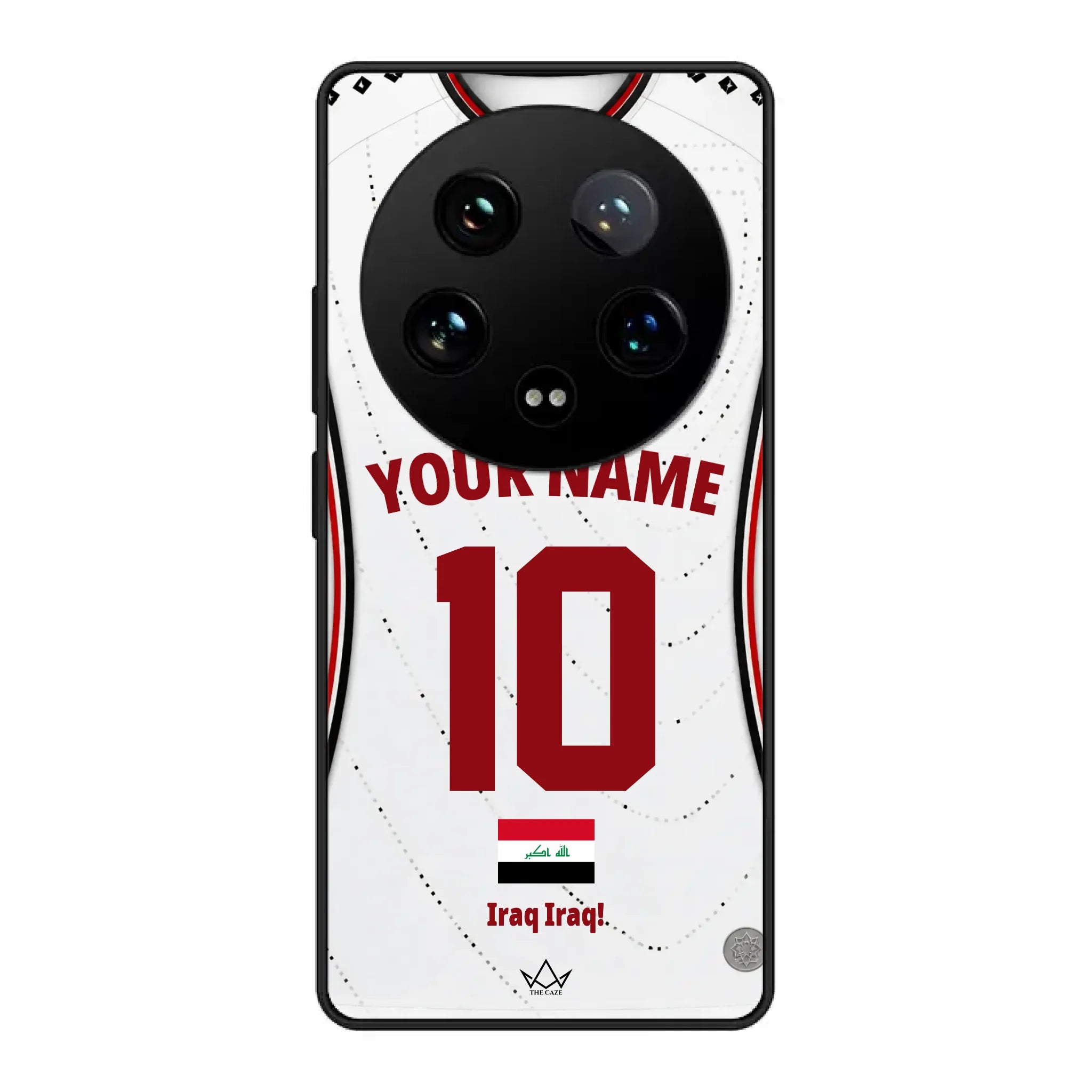 Custom Iraq World Cup 2026 Phone Case