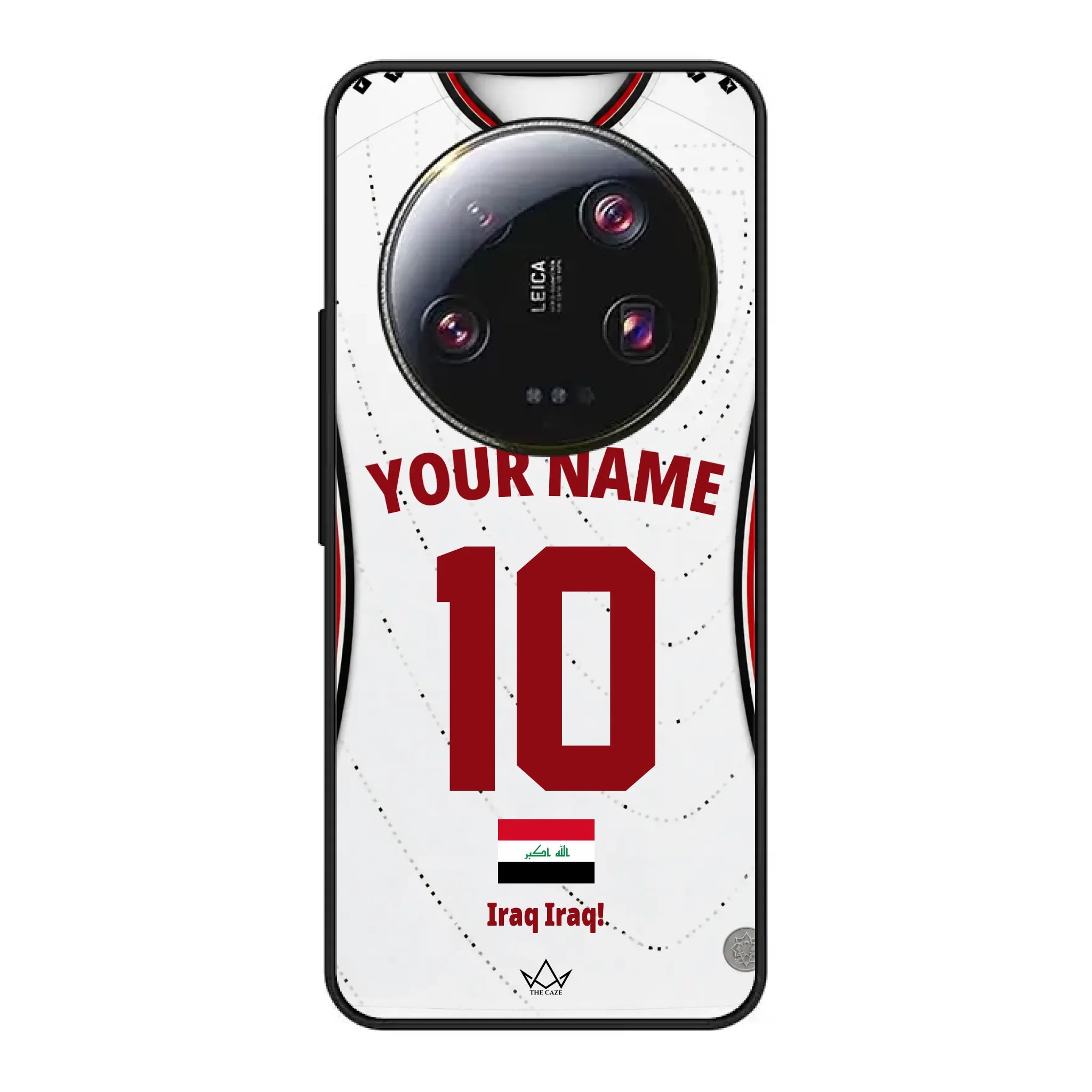 Custom Iraq World Cup 2026 Phone Case