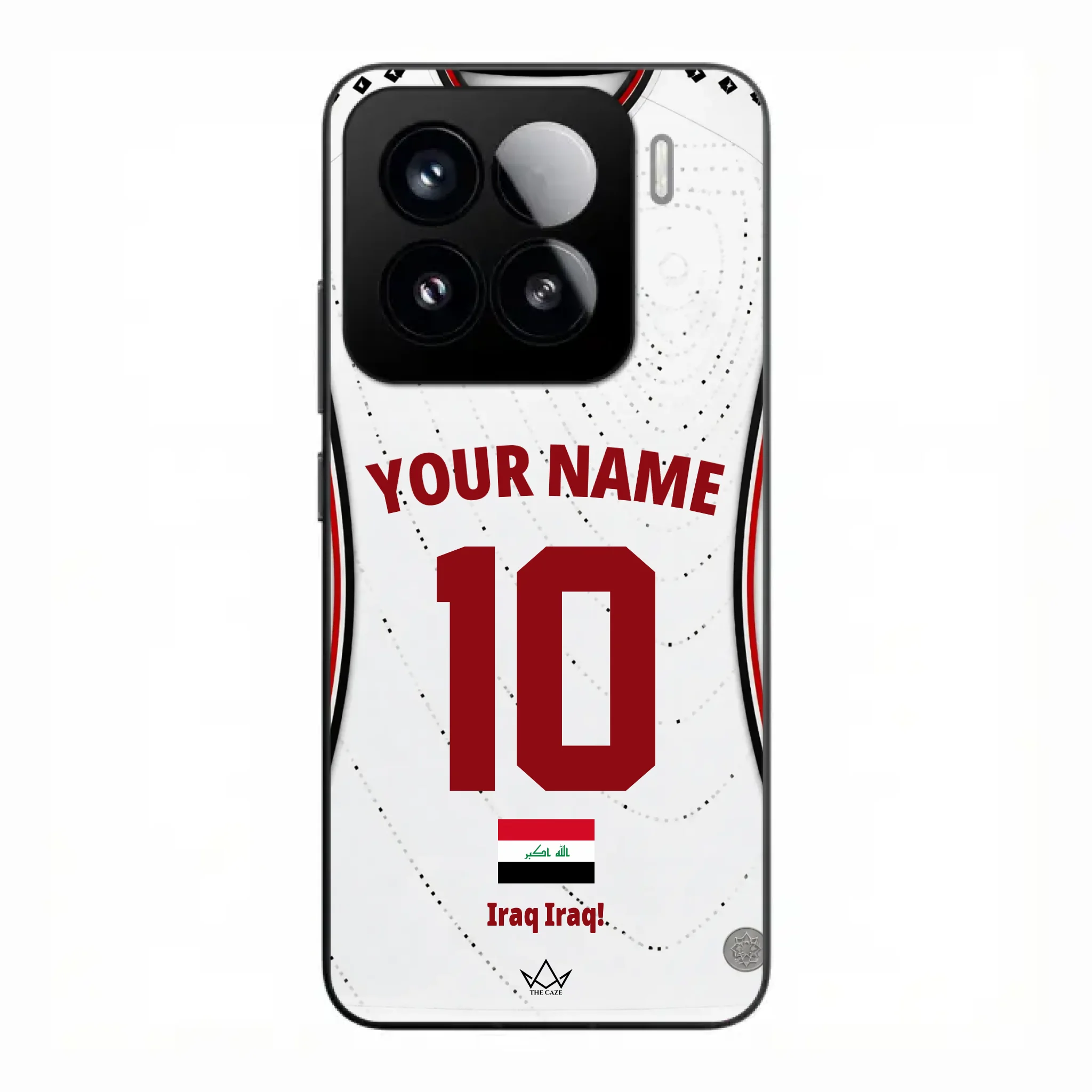 Custom Iraq World Cup 2026 Phone Case