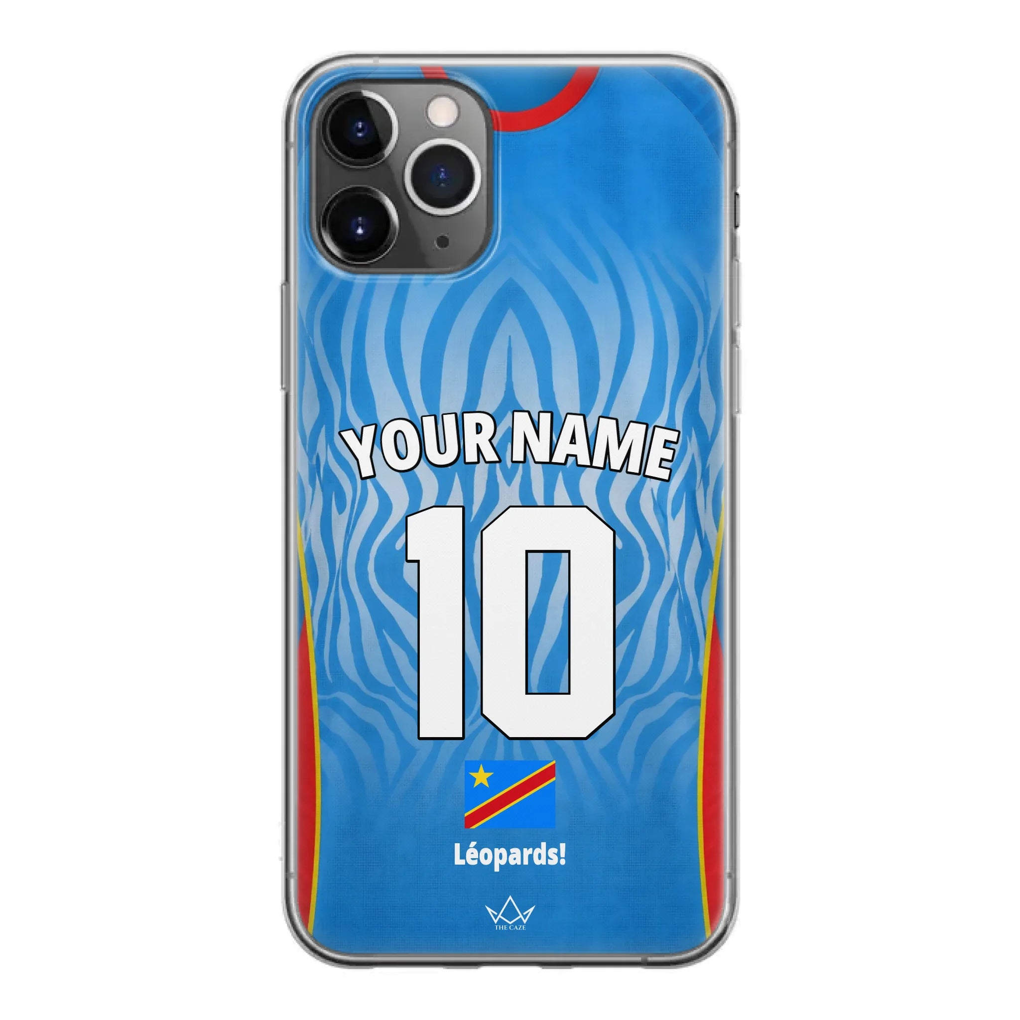 Coque de téléphone personnalisée RDC Coupe du Monde 2026