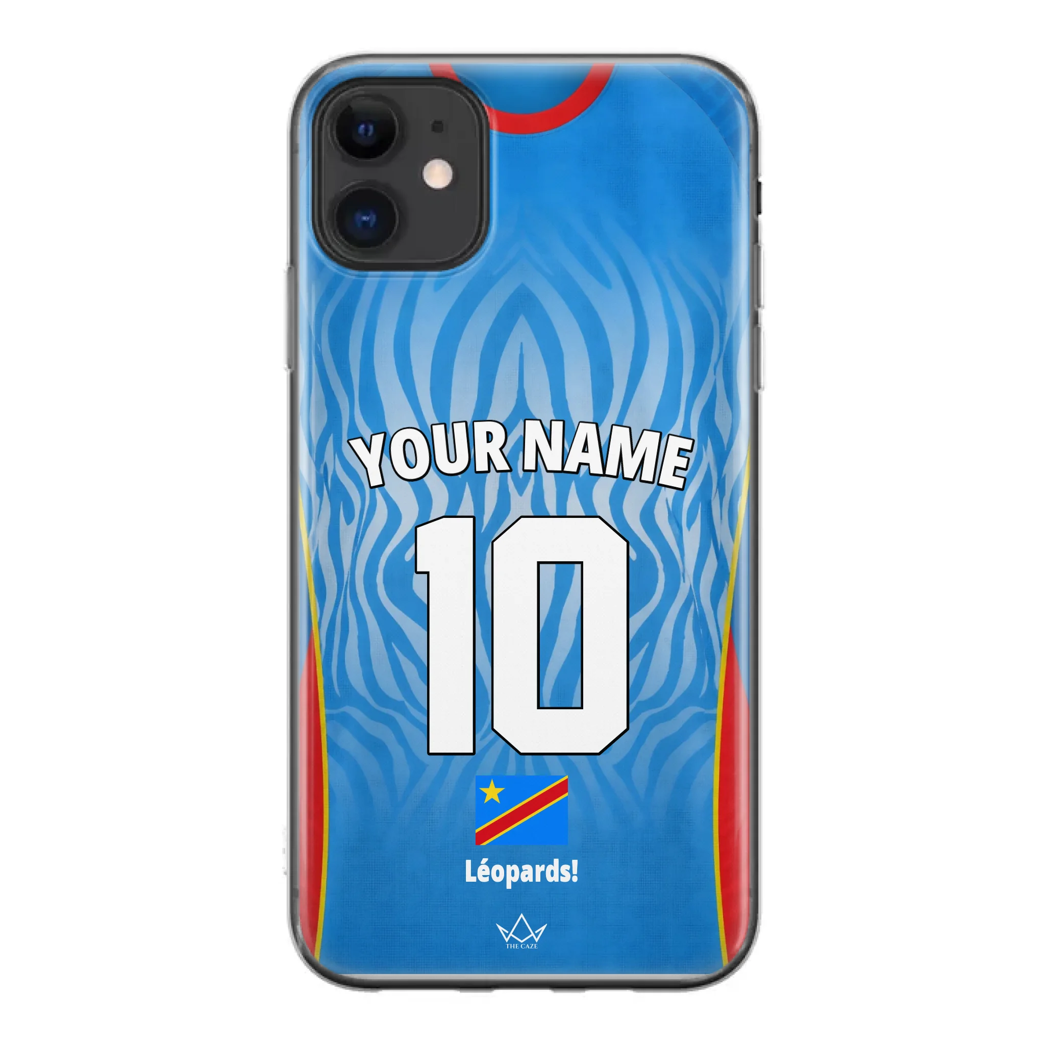 Coque de téléphone personnalisée RDC Coupe du Monde 2026