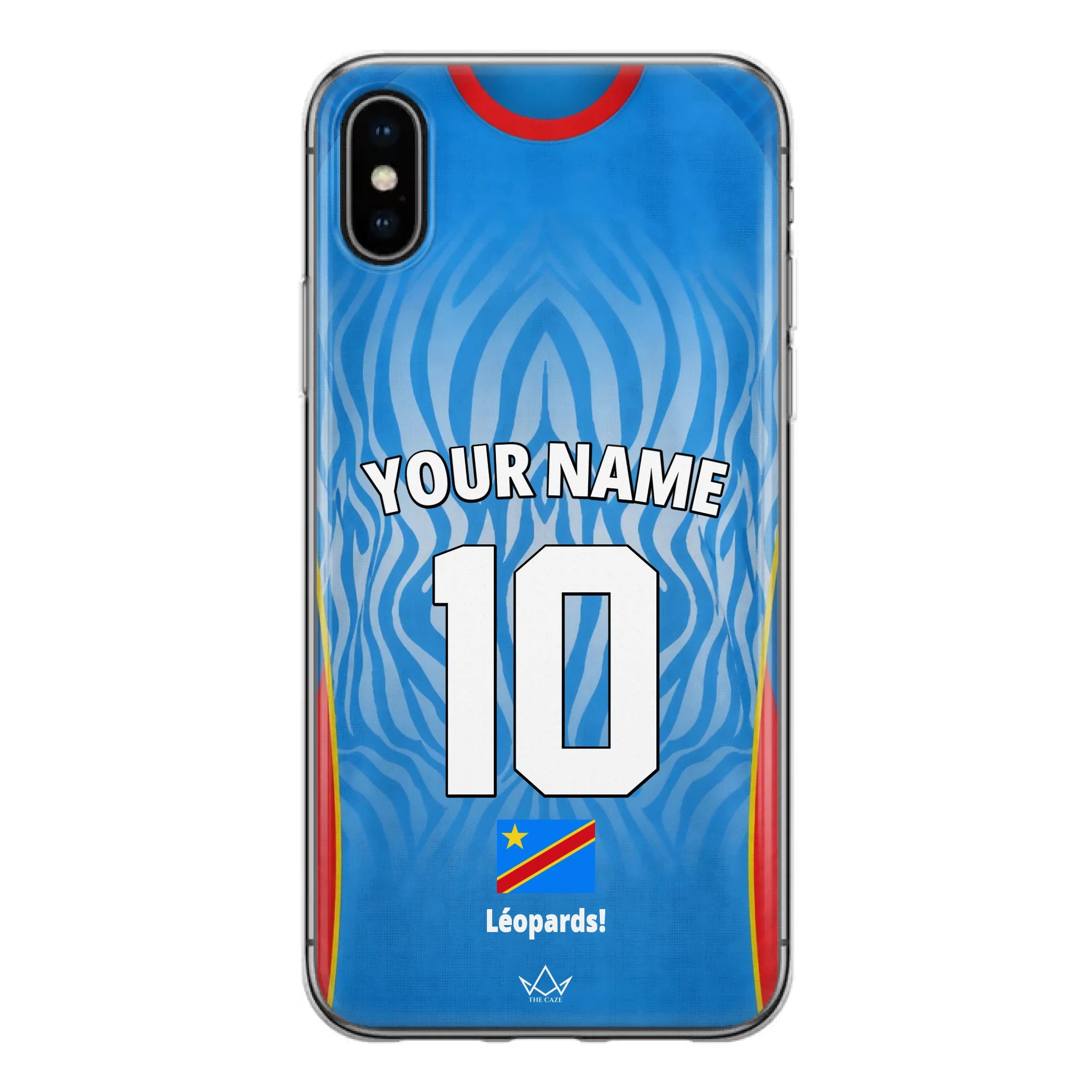 Coque de téléphone personnalisée RDC Coupe du Monde 2026