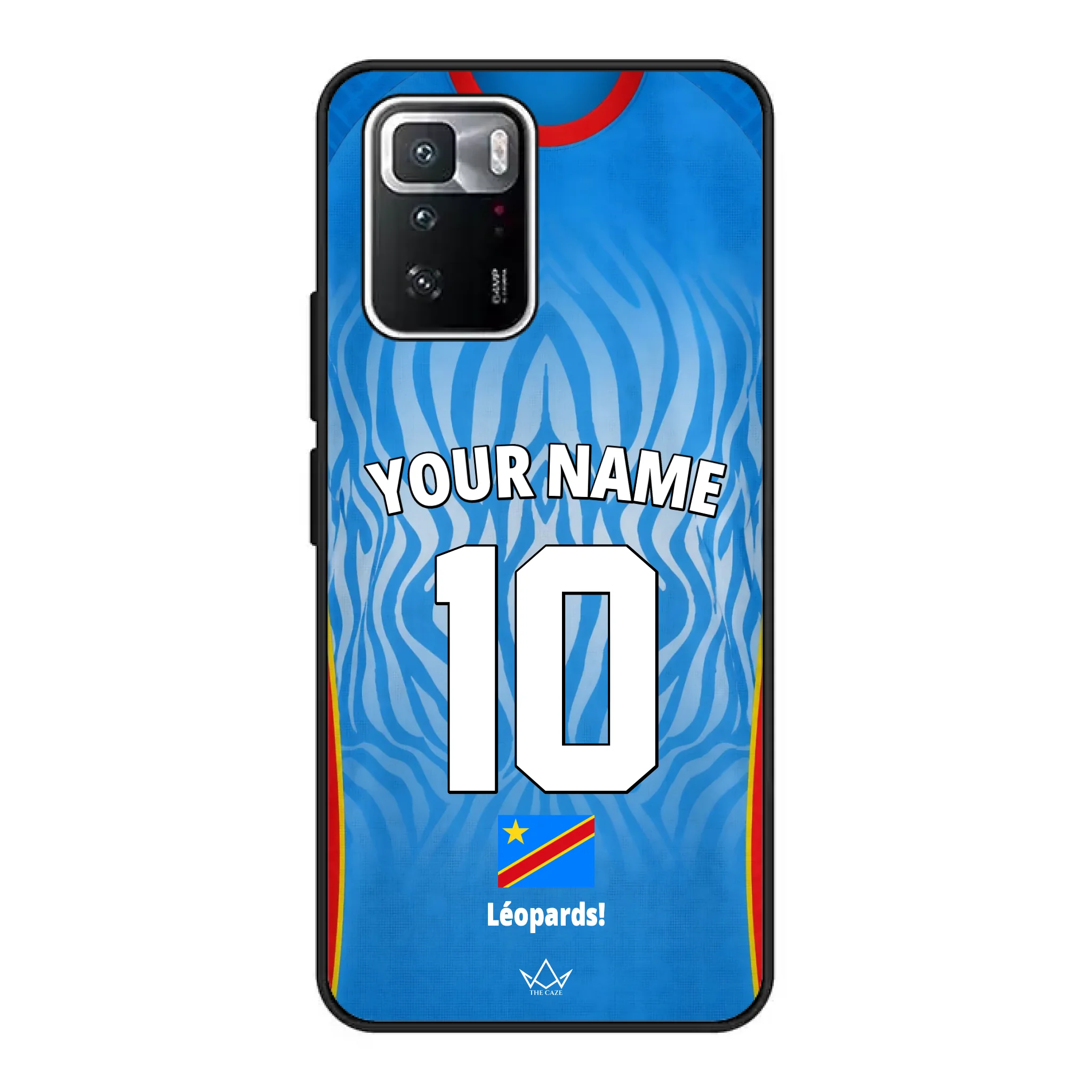 Coque de téléphone personnalisée RDC Coupe du Monde 2026
