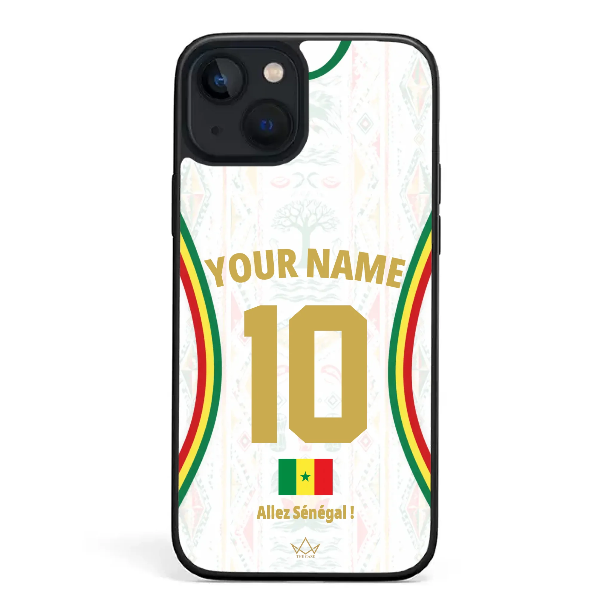 Funda de teléfono personalizada de Senegal Copa Mundial 2026