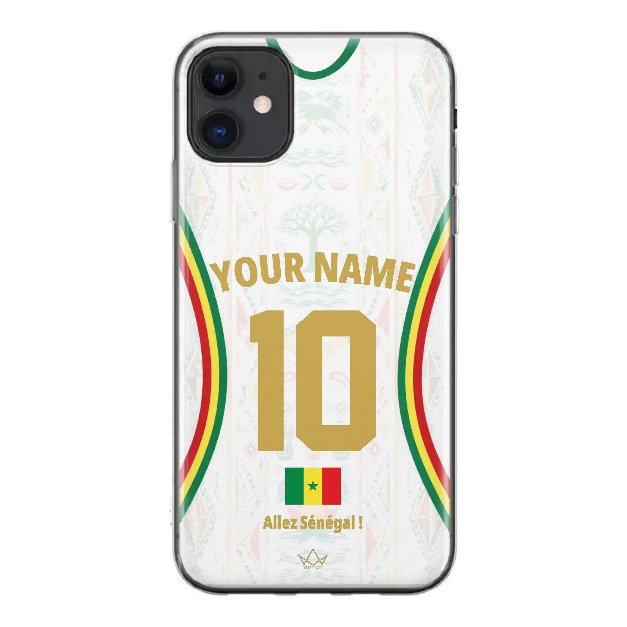 Funda de teléfono personalizada de Senegal Copa Mundial 2026
