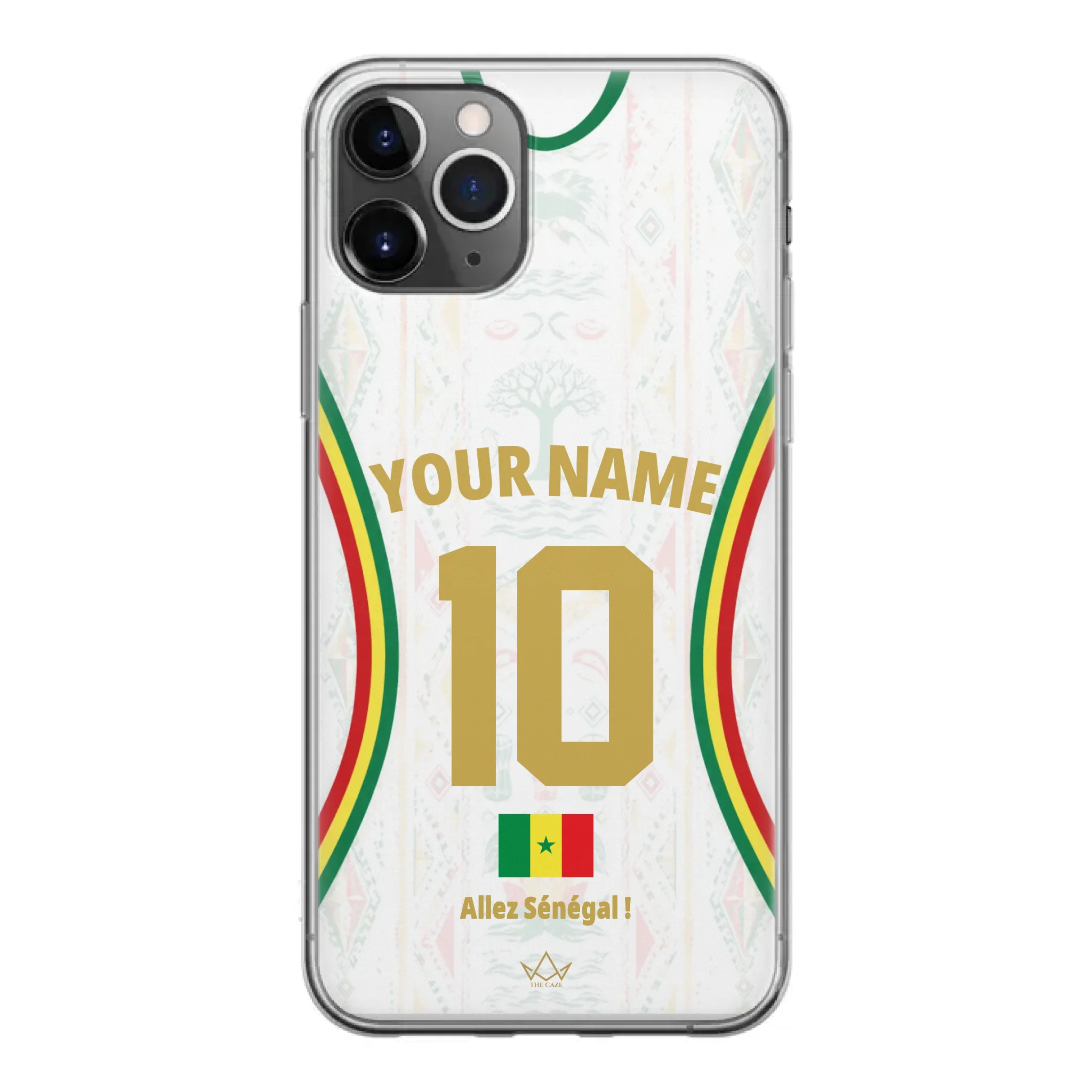 Funda de teléfono personalizada de Senegal Copa Mundial 2026