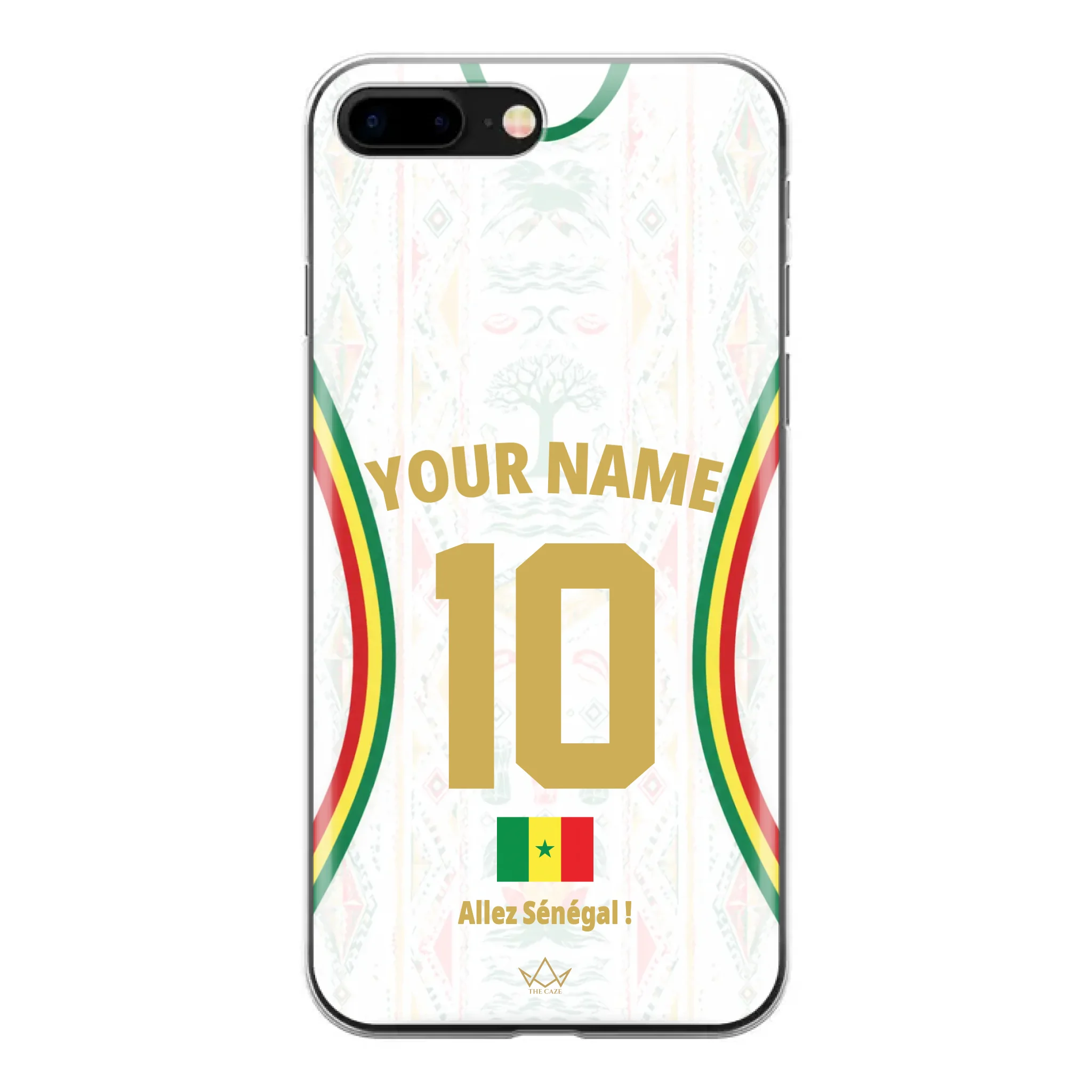 Funda de teléfono personalizada de Senegal Copa Mundial 2026