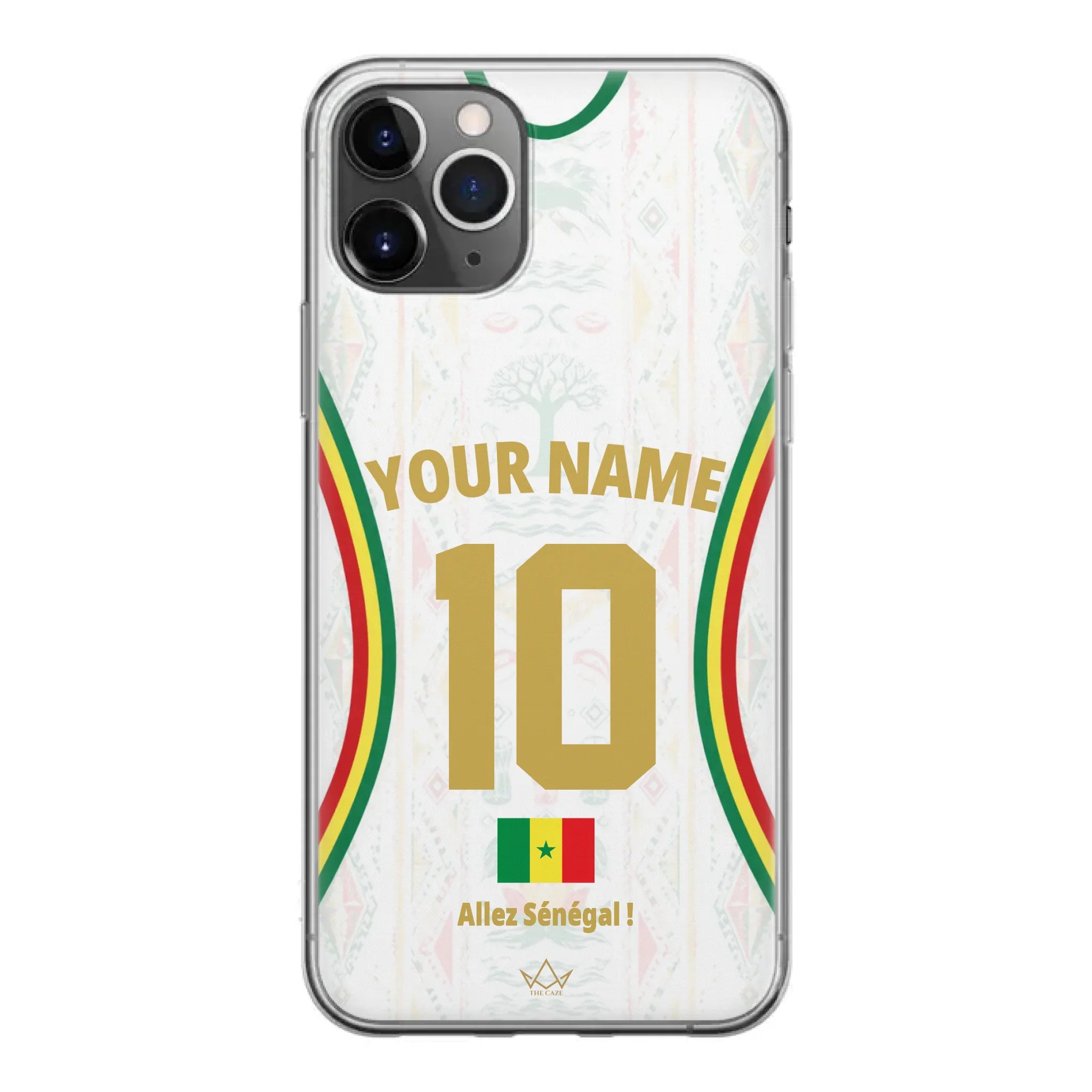 Funda de teléfono personalizada de Senegal Copa Mundial 2026