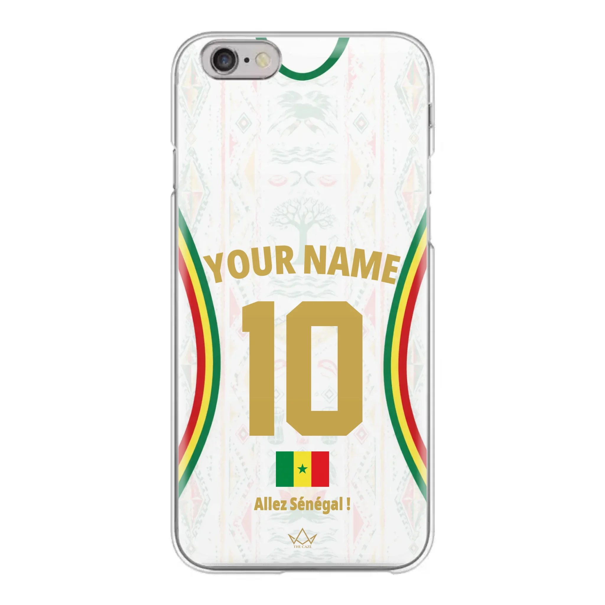 Funda de teléfono personalizada de Senegal Copa Mundial 2026