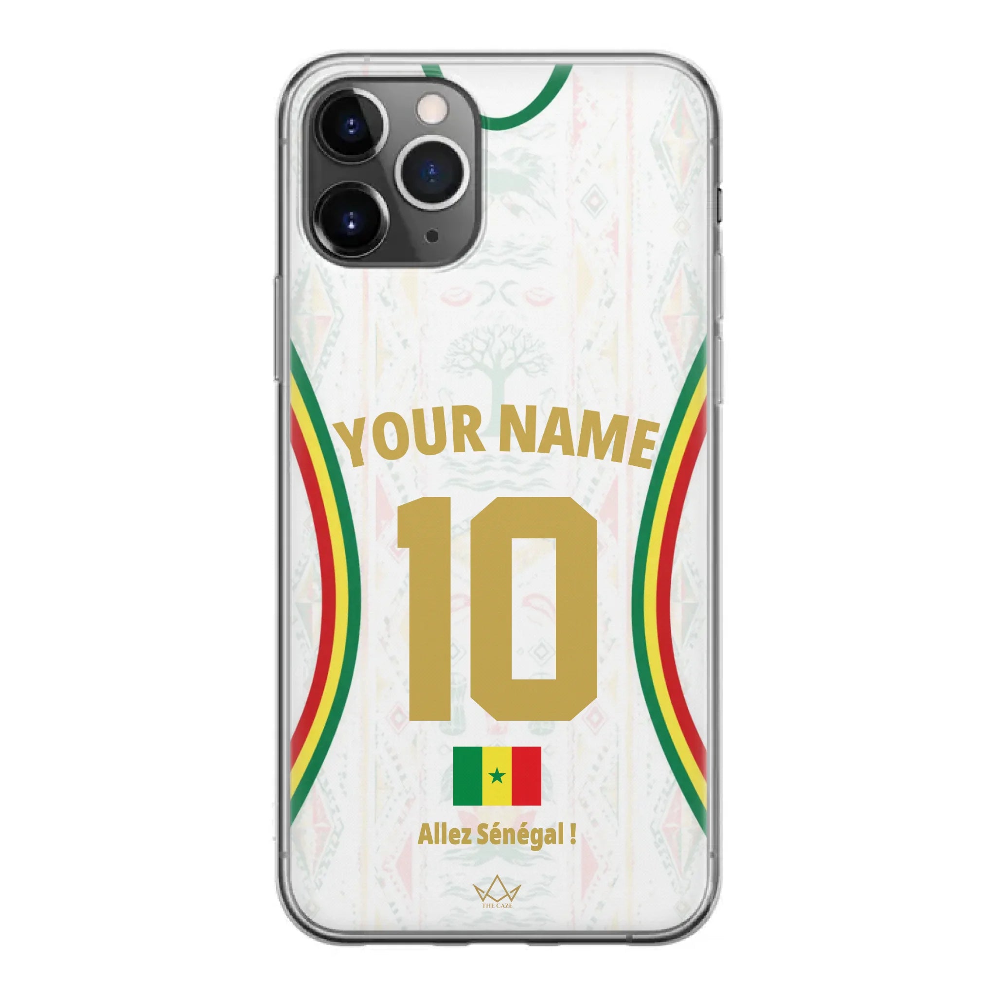 Funda de teléfono personalizada de Senegal Copa Mundial 2026
