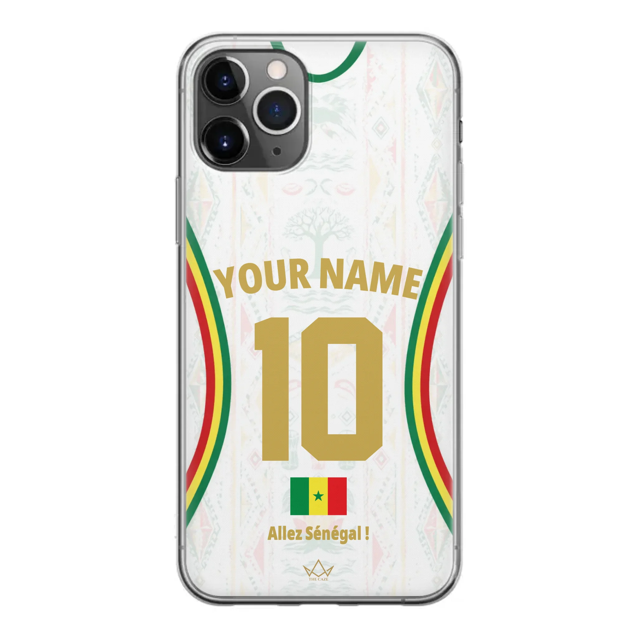 Funda de teléfono personalizada de Senegal Copa Mundial 2026