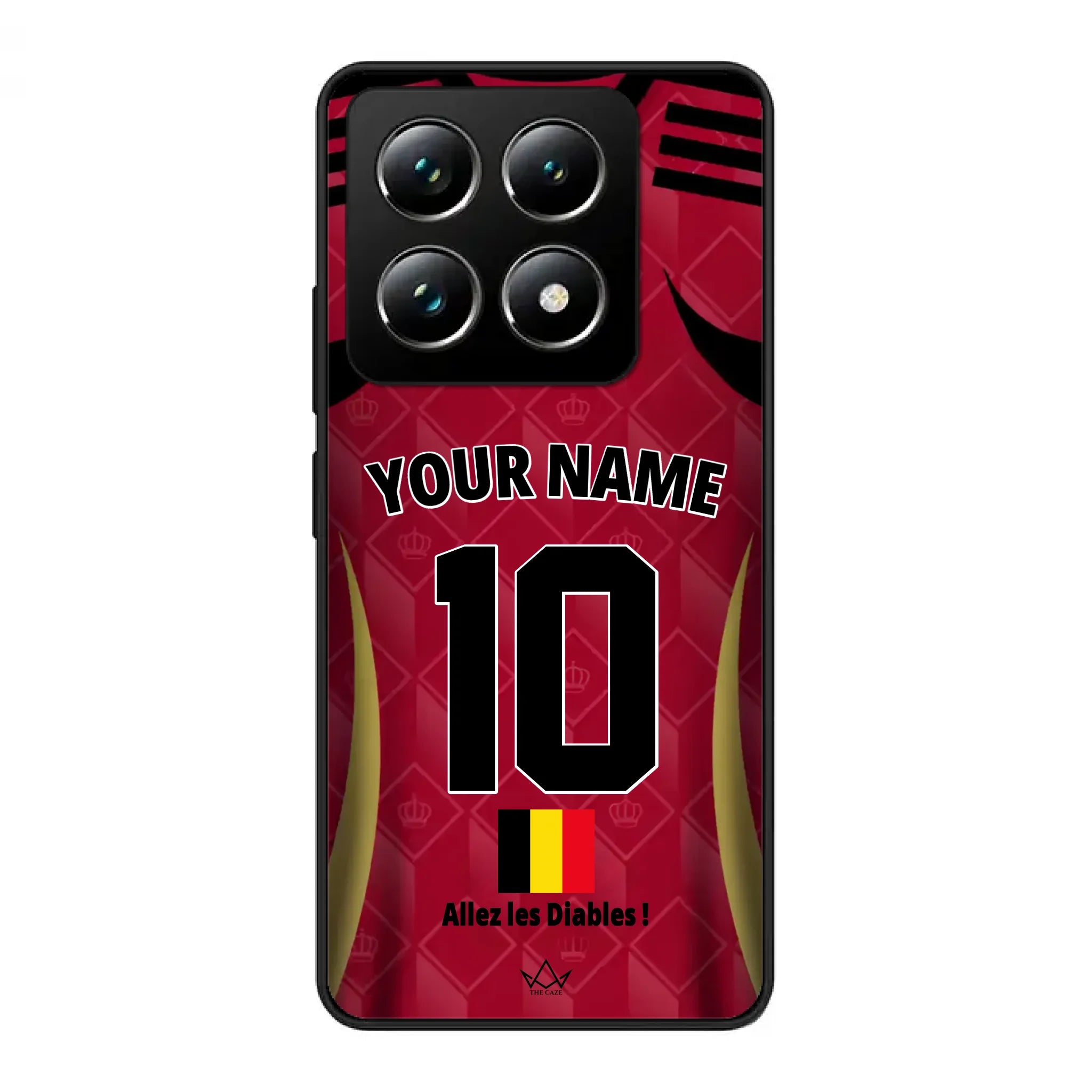 Custom Belgium World Cup 2026 Phone Case