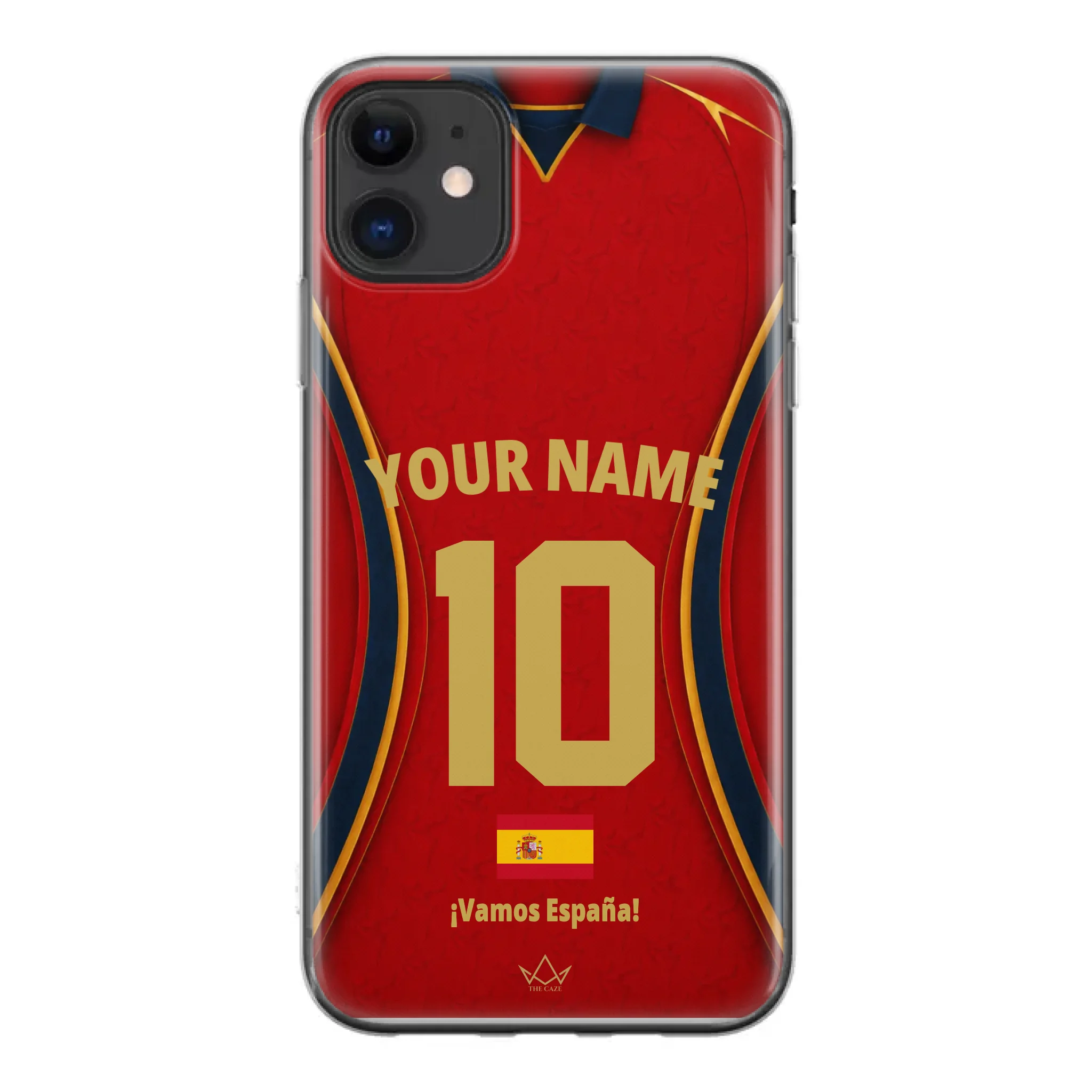 Funda de teléfono personalizada de España Copa Mundial 2026