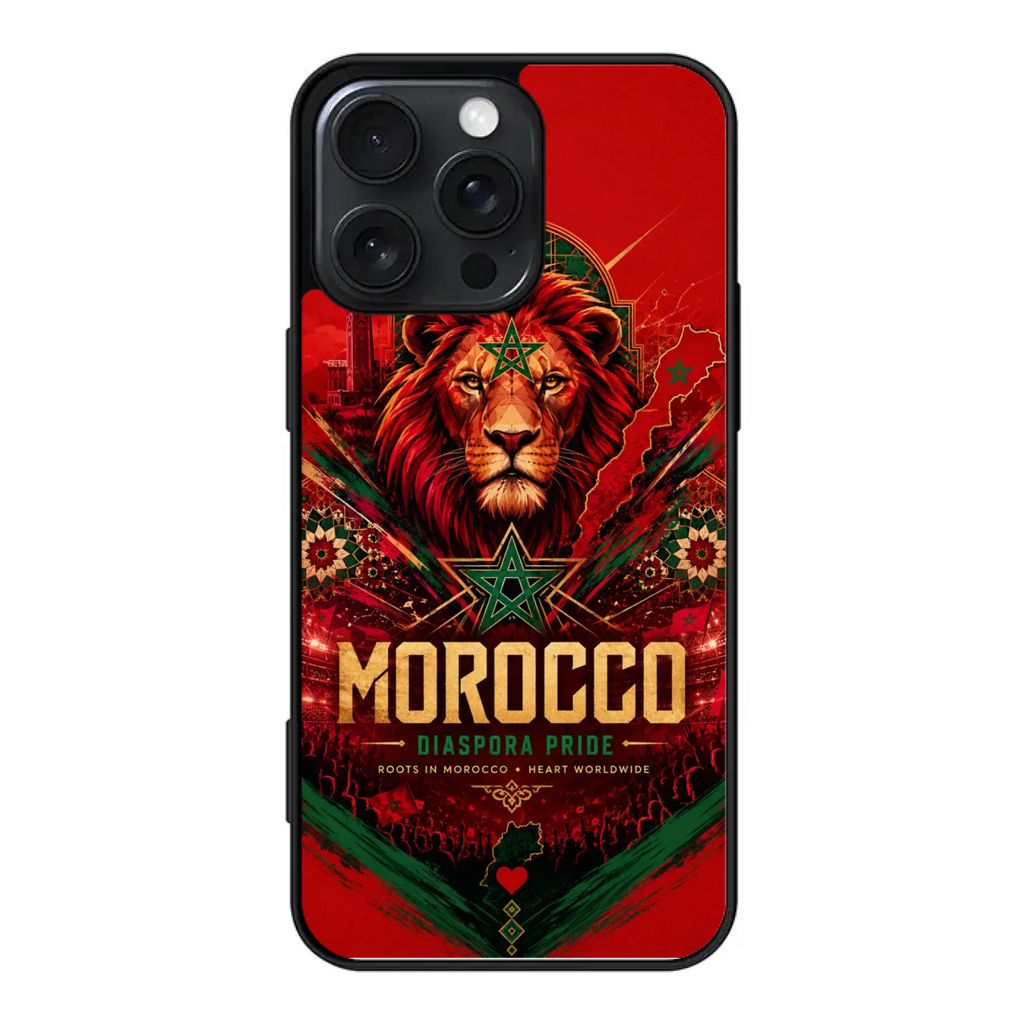 Coque de téléphone football Coupe du Monde Fierté de la diaspora - Maroc