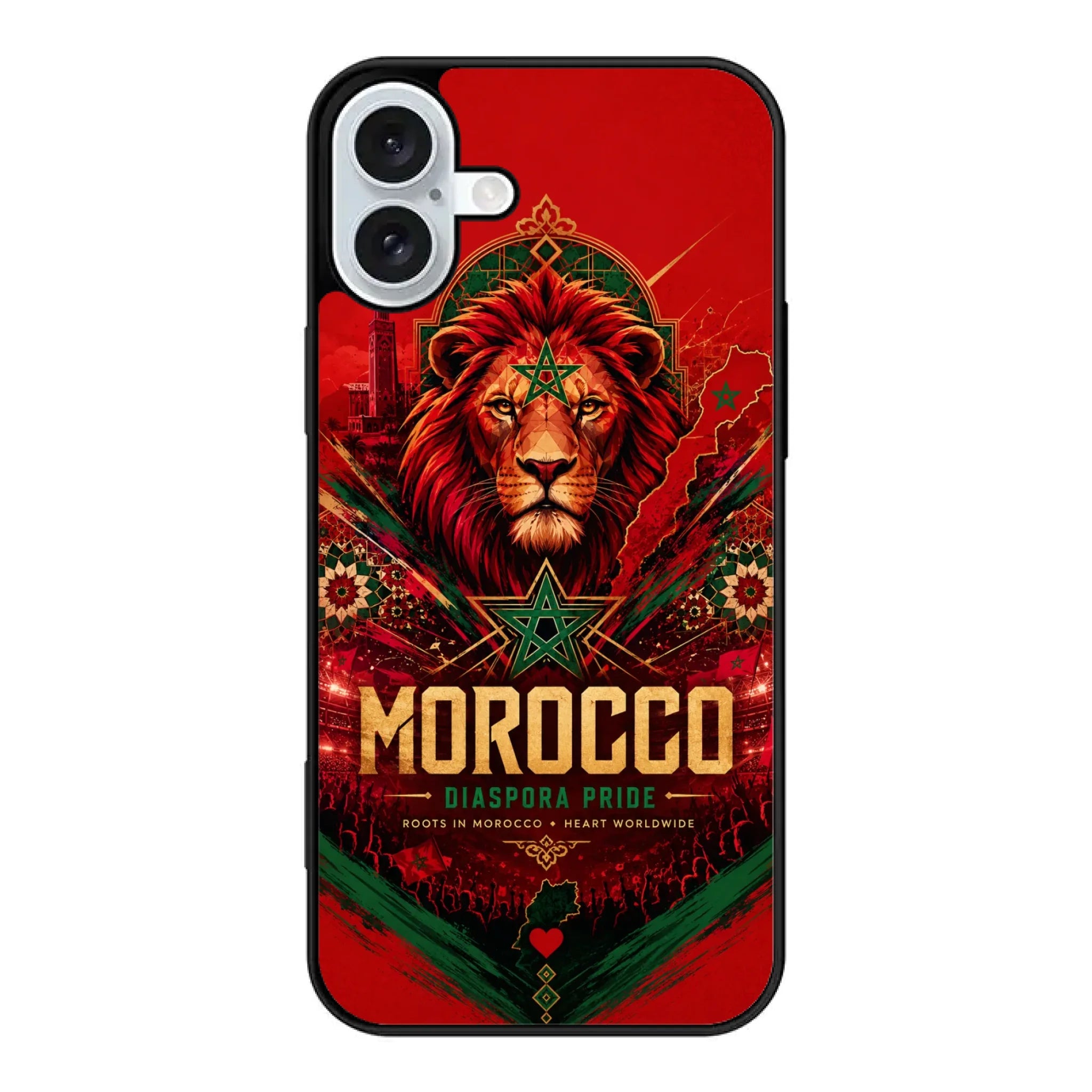 World Cup football phone case Diaspora Pride - Morocco