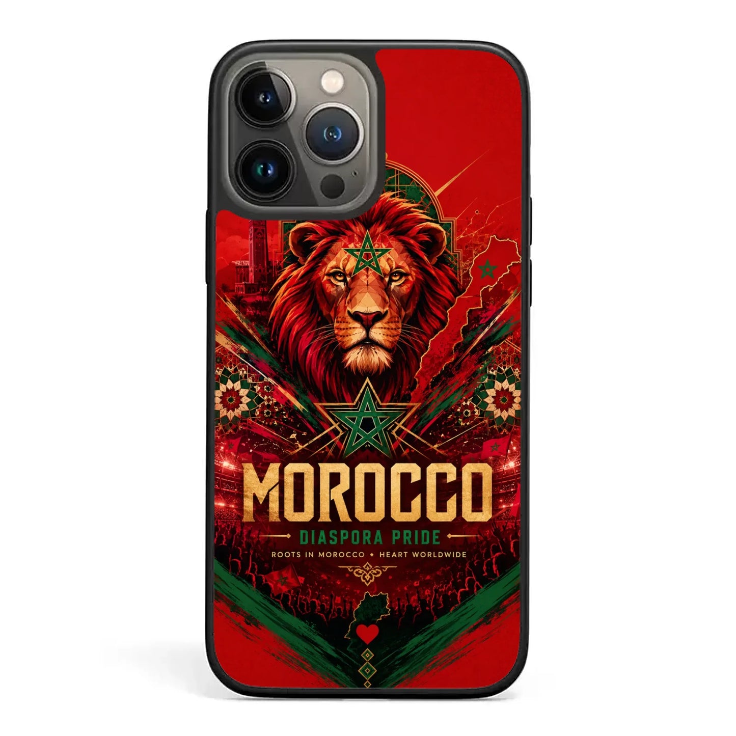 Coque de téléphone football Coupe du Monde Fierté de la diaspora - Maroc