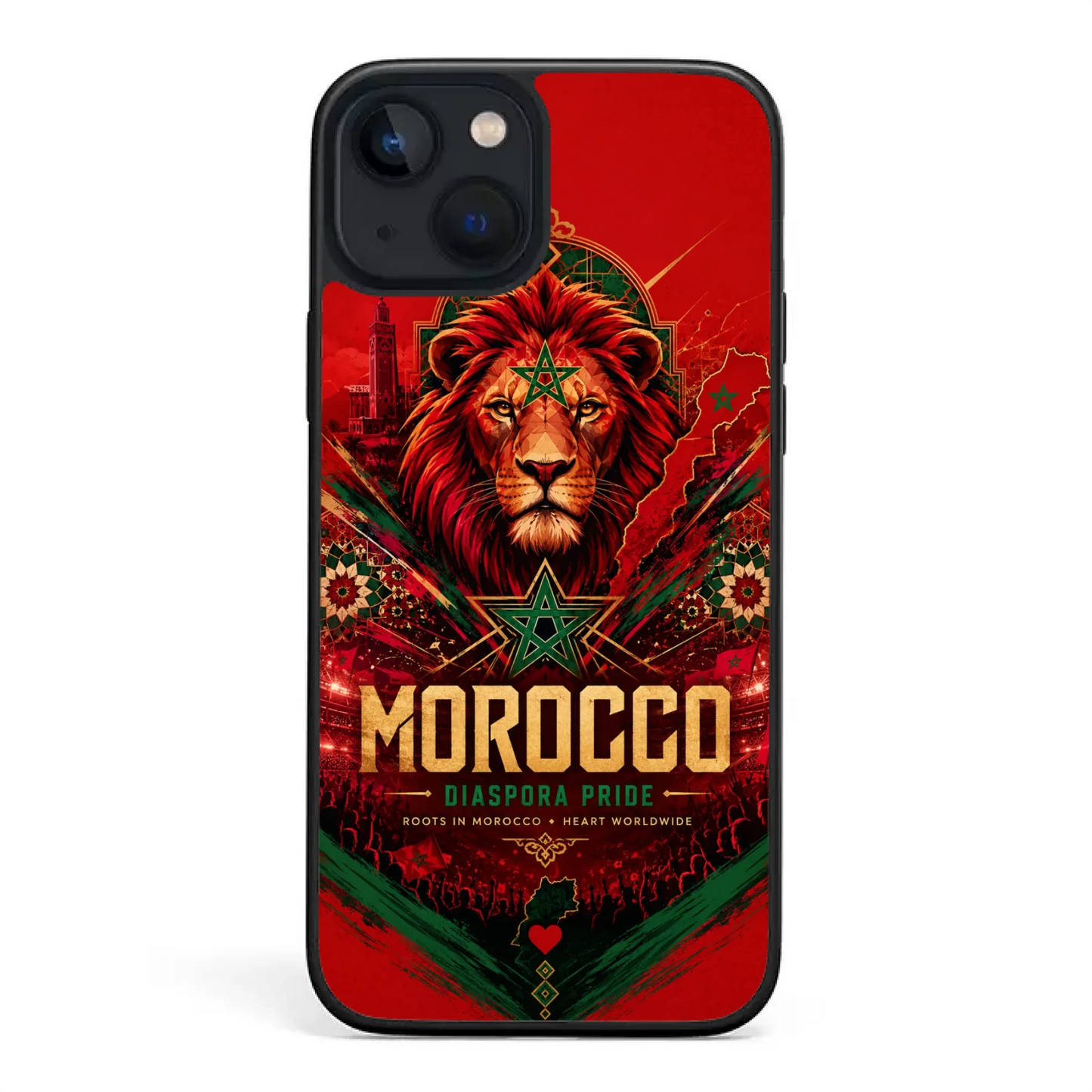 Coque de téléphone football Coupe du Monde Fierté de la diaspora - Maroc