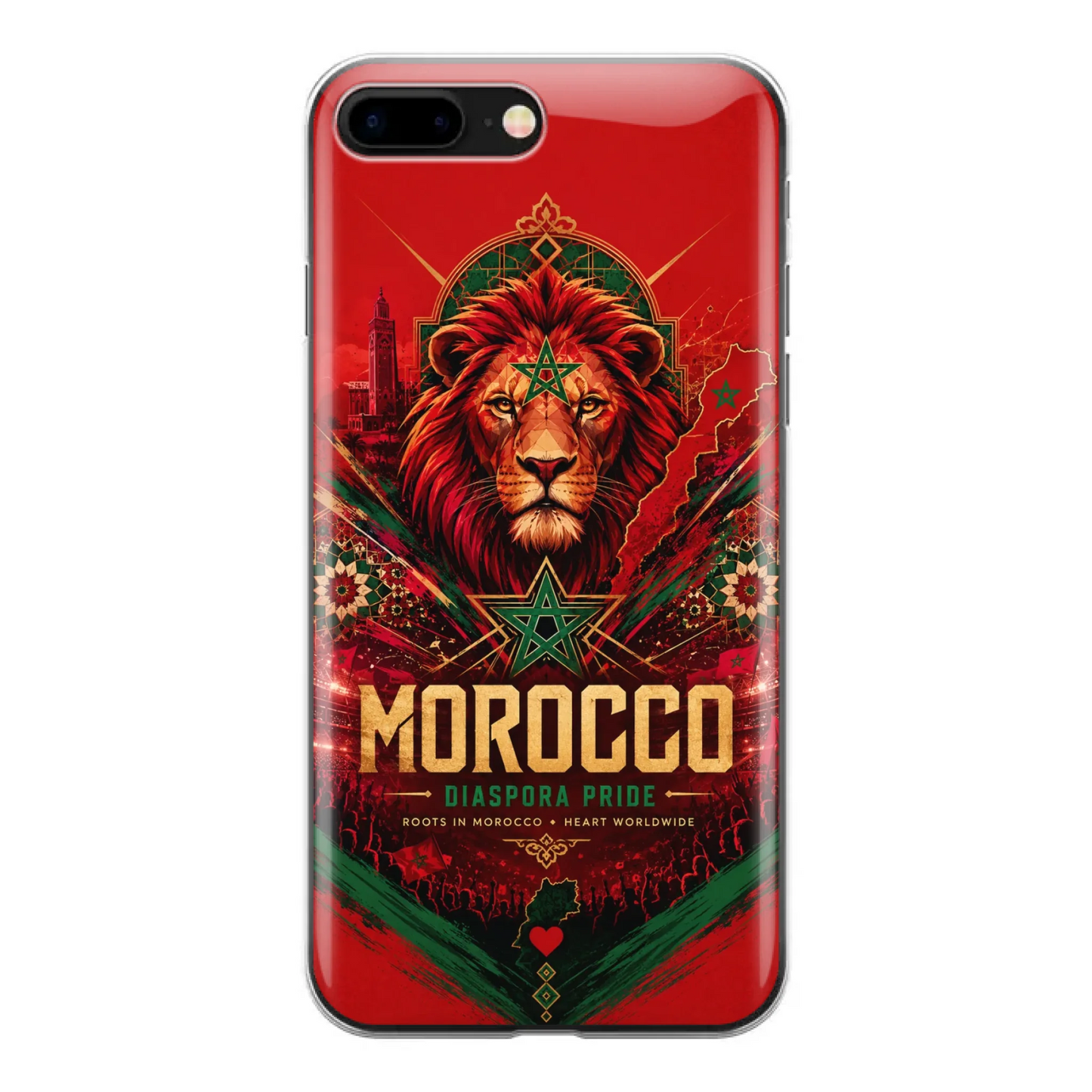 Coque de téléphone football Coupe du Monde Fierté de la diaspora - Maroc