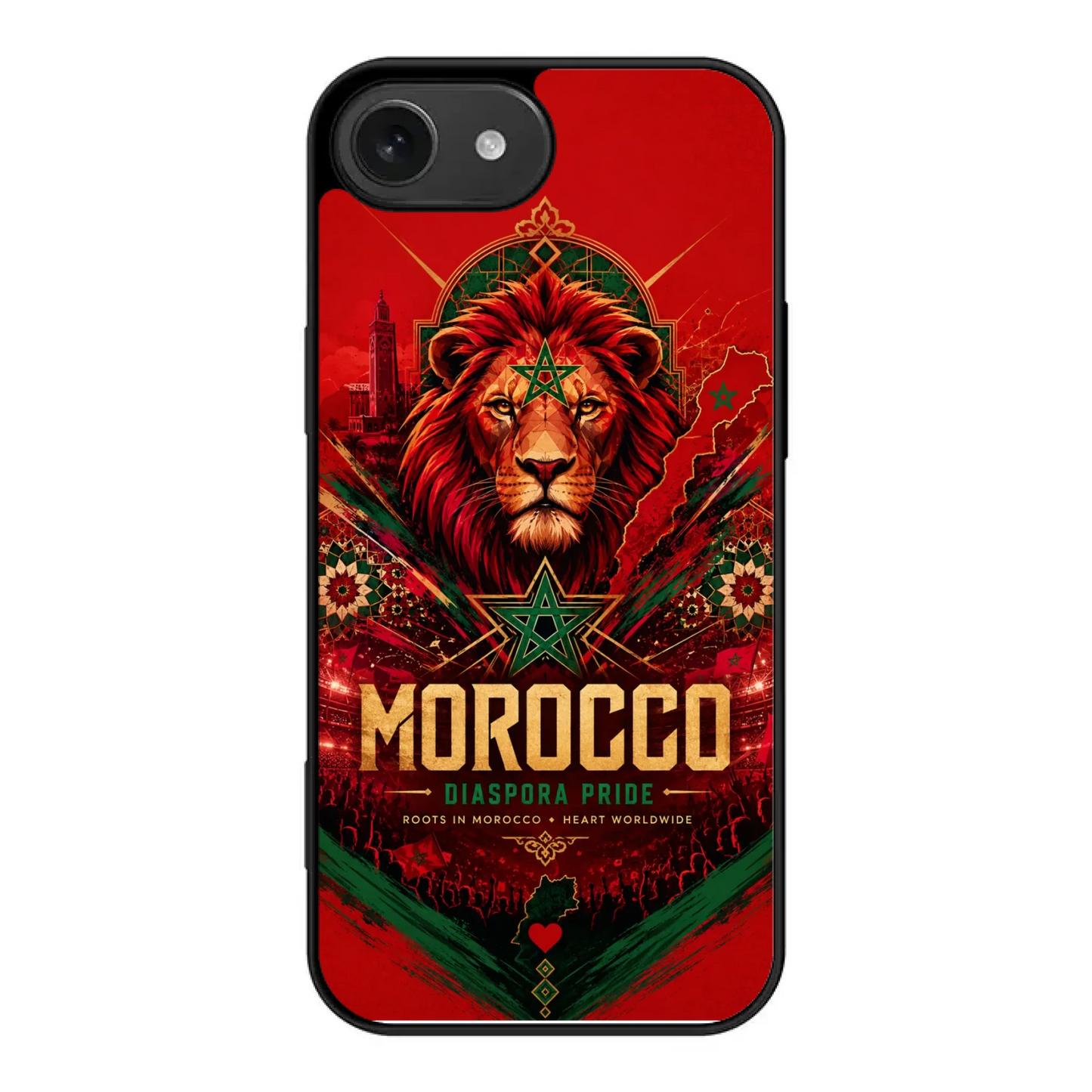 Coque de téléphone football Coupe du Monde Fierté de la diaspora - Maroc