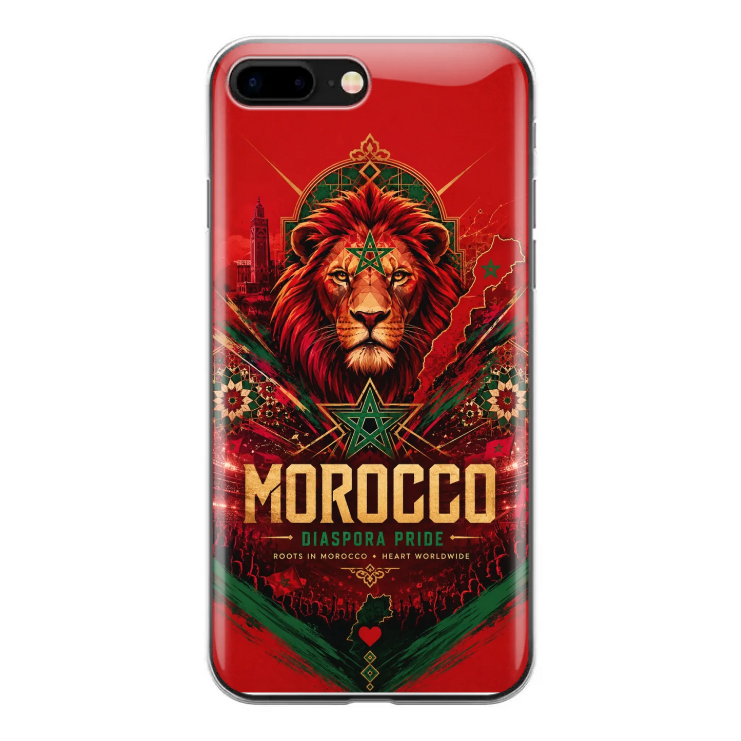 Coque de téléphone football Coupe du Monde Fierté de la diaspora - Maroc