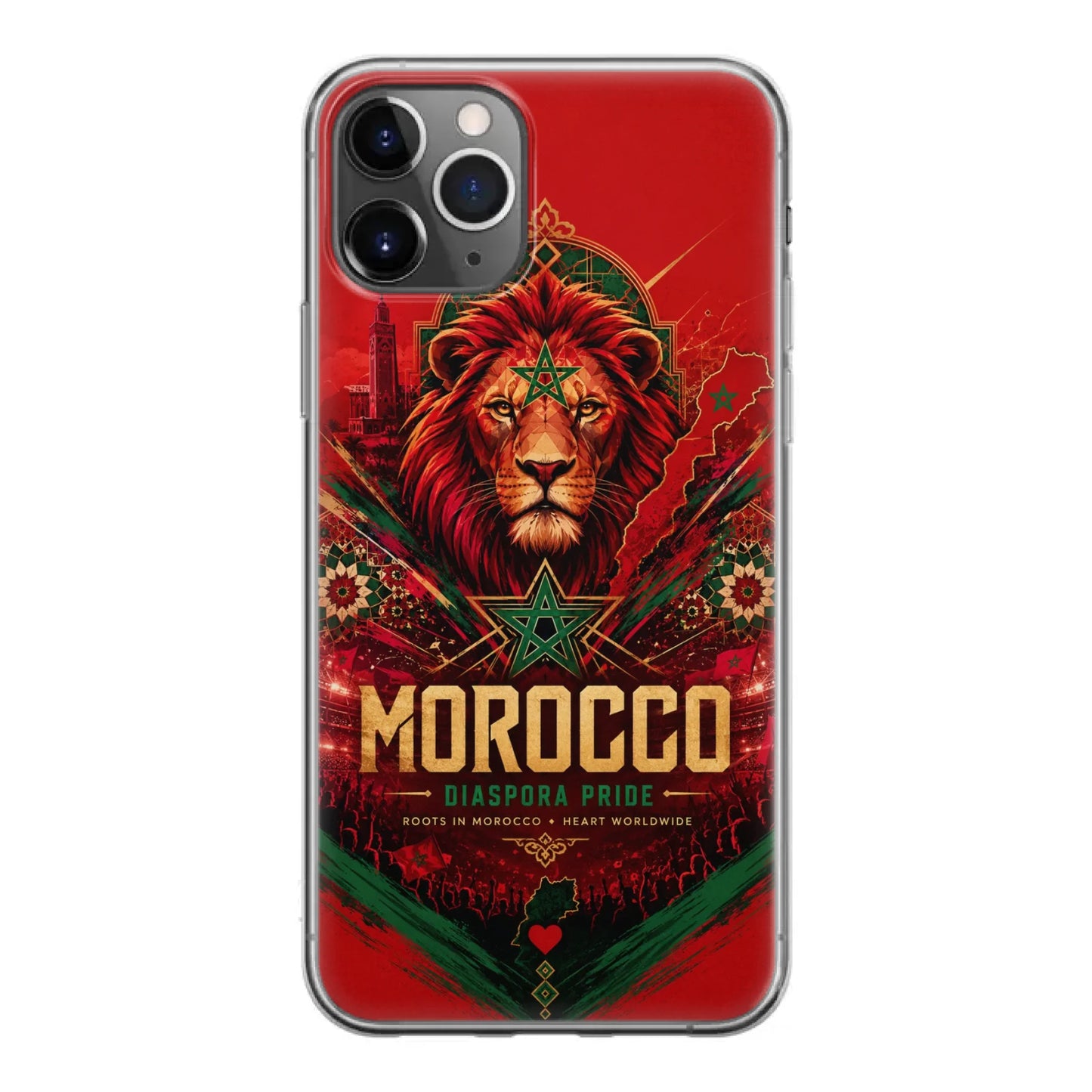 Coque de téléphone football Coupe du Monde Fierté de la diaspora - Maroc
