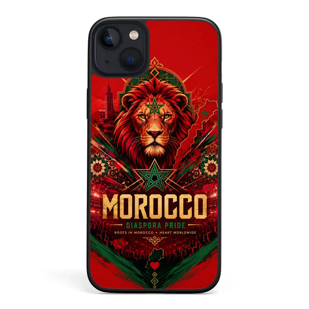 World Cup football phone case Diaspora Pride - Morocco