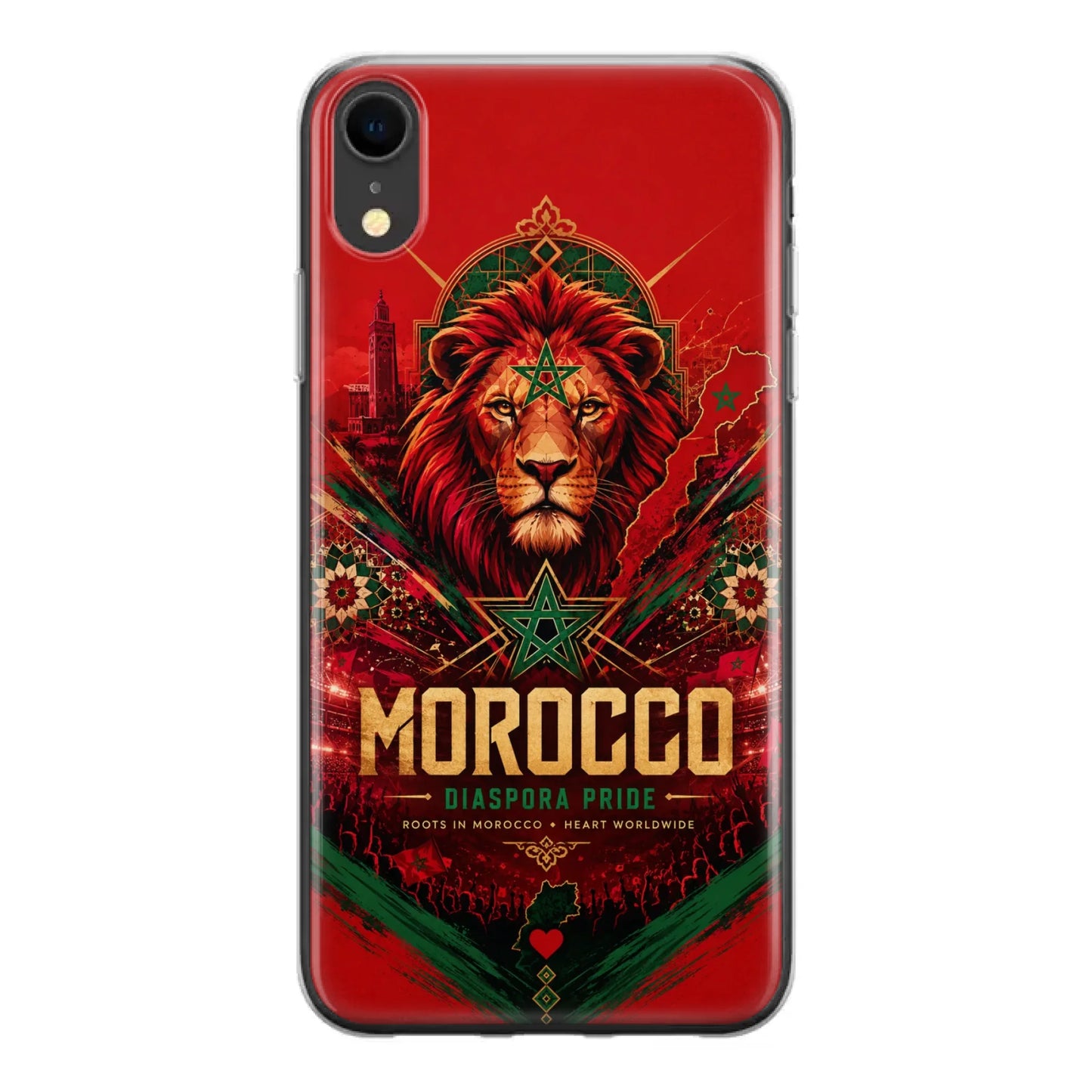 Coque de téléphone football Coupe du Monde Fierté de la diaspora - Maroc