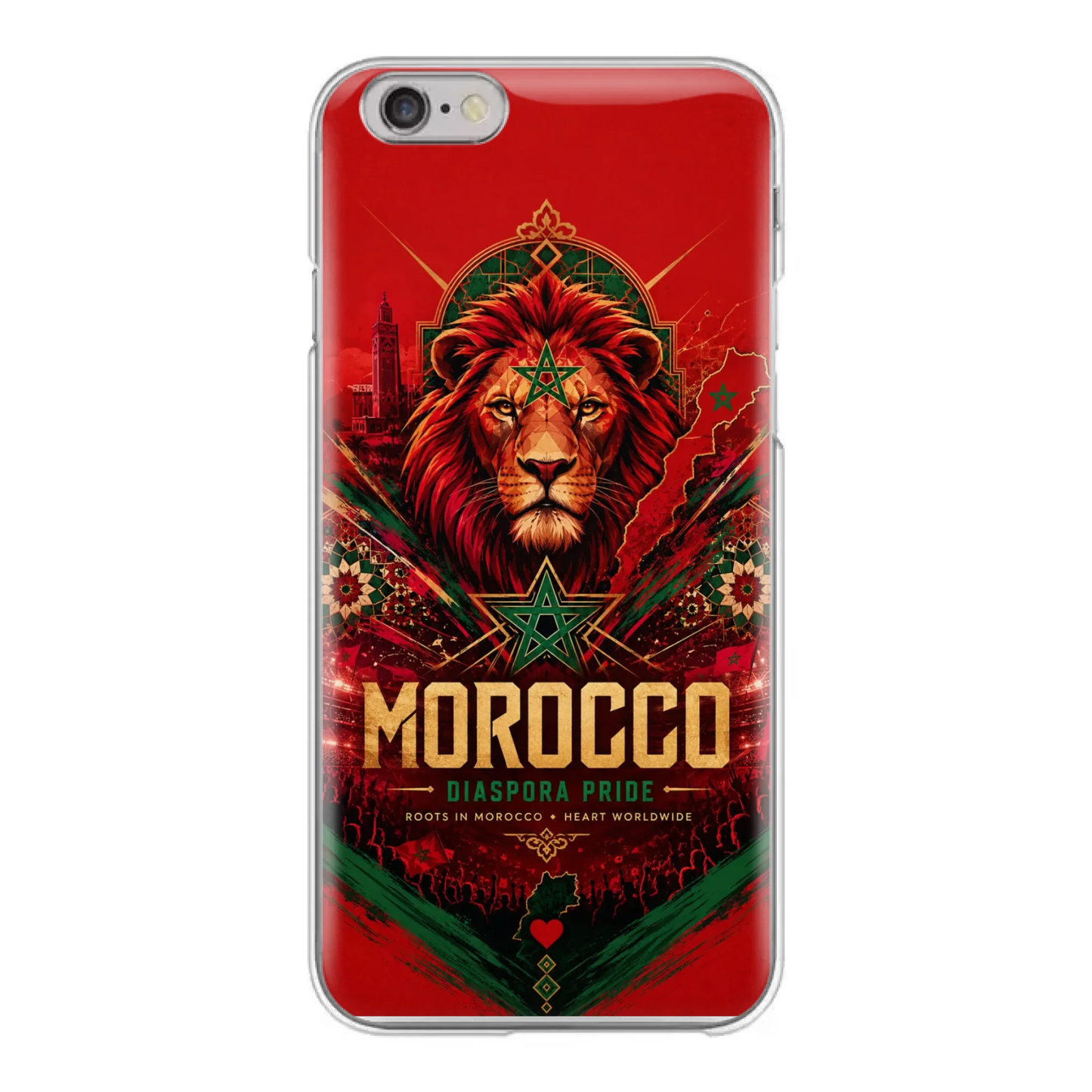 Coque de téléphone football Coupe du Monde Fierté de la diaspora - Maroc