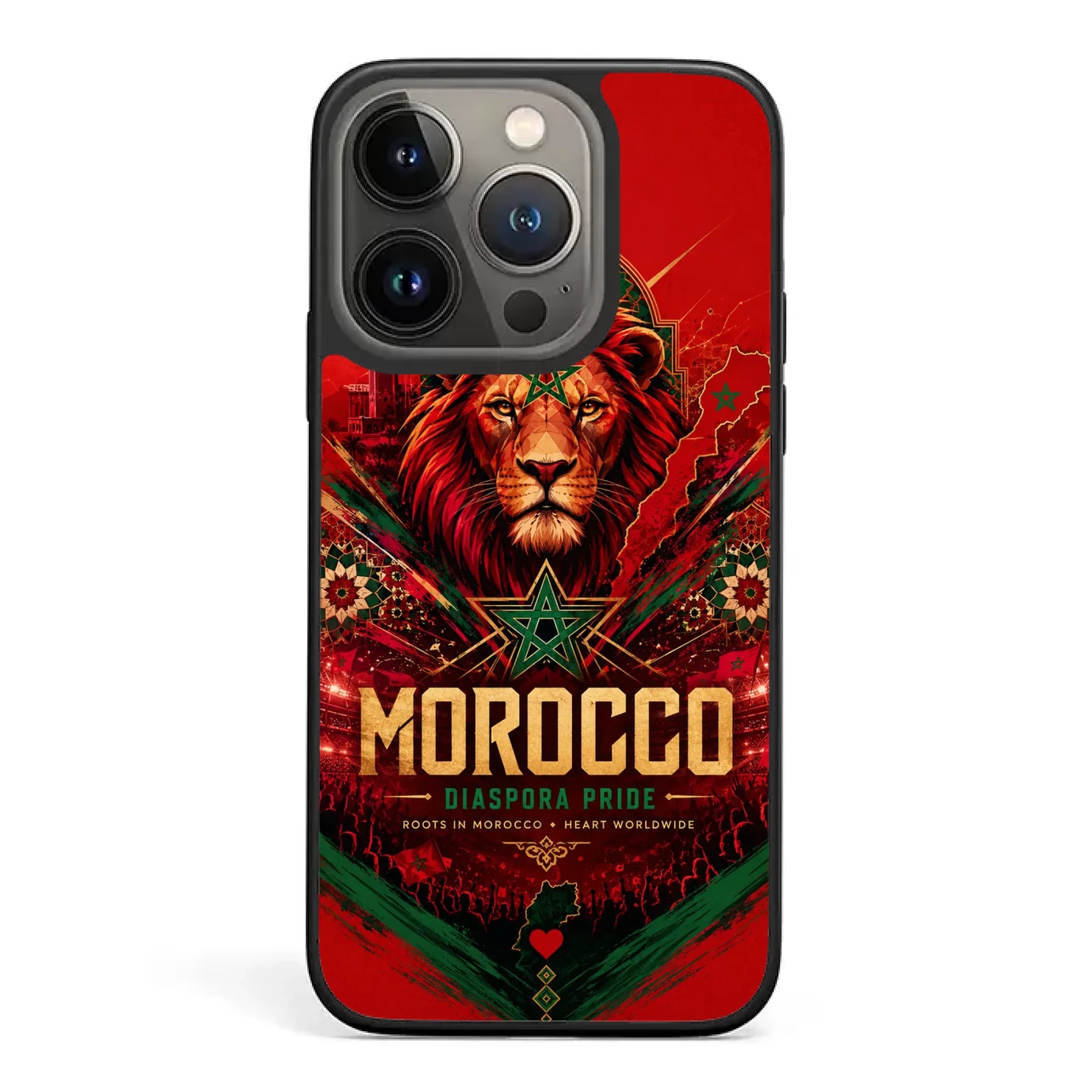 World Cup football phone case Diaspora Pride - Morocco