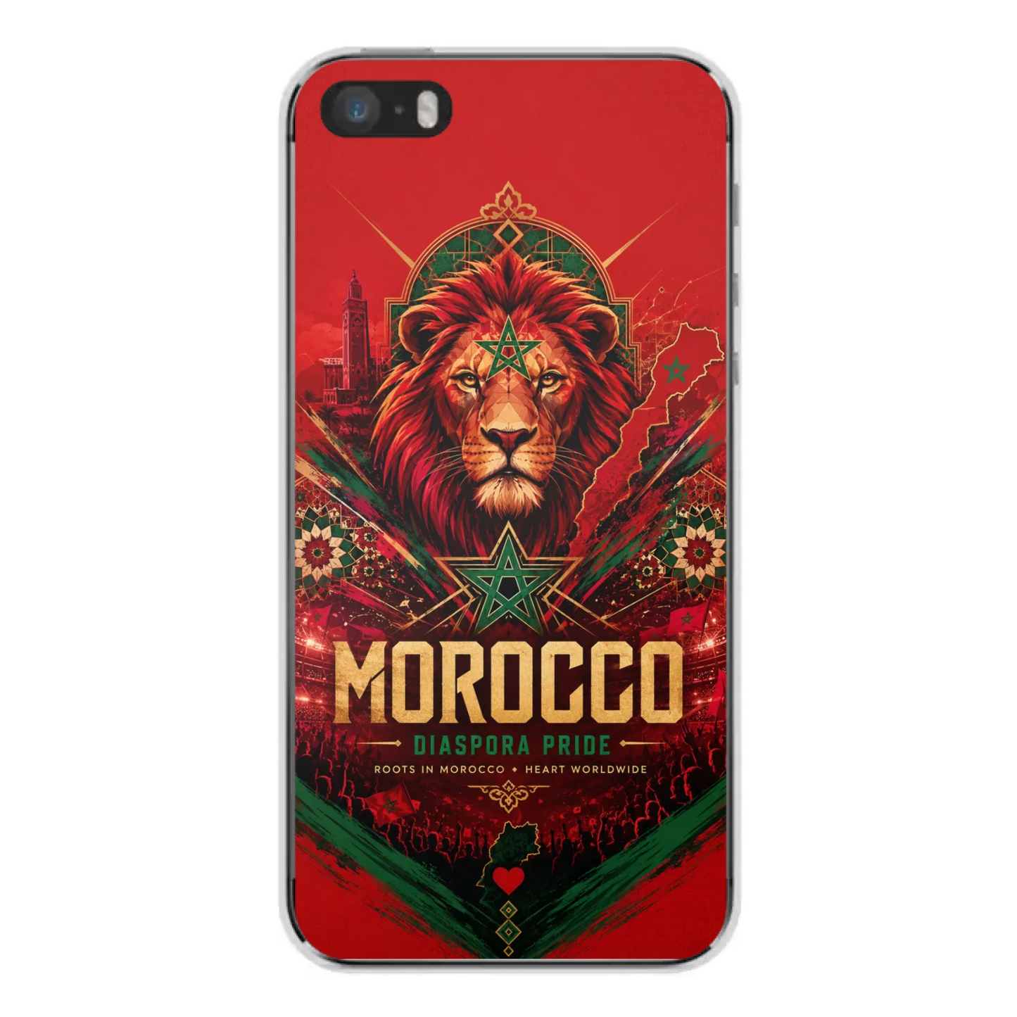 Coque de téléphone football Coupe du Monde Fierté de la diaspora - Maroc