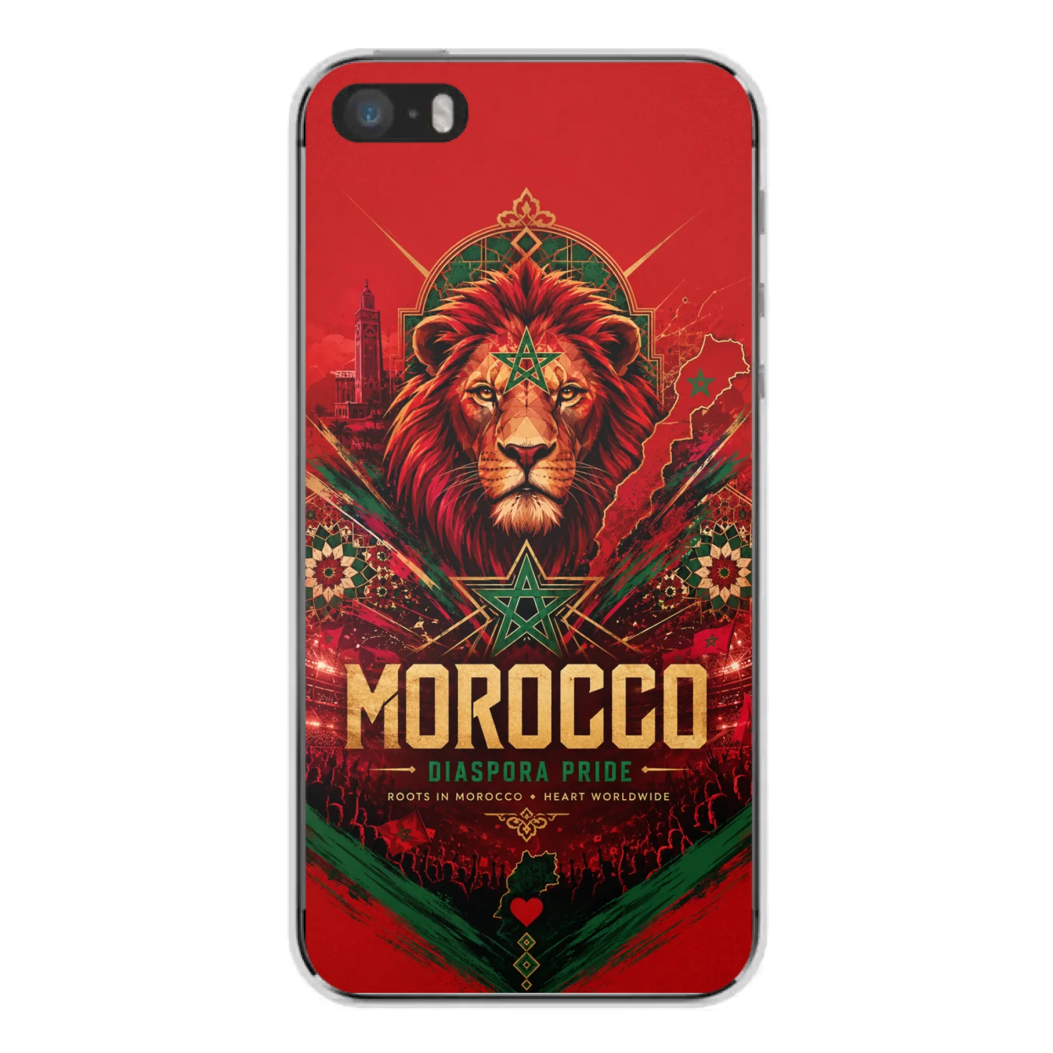 World Cup football phone case Diaspora Pride - Morocco
