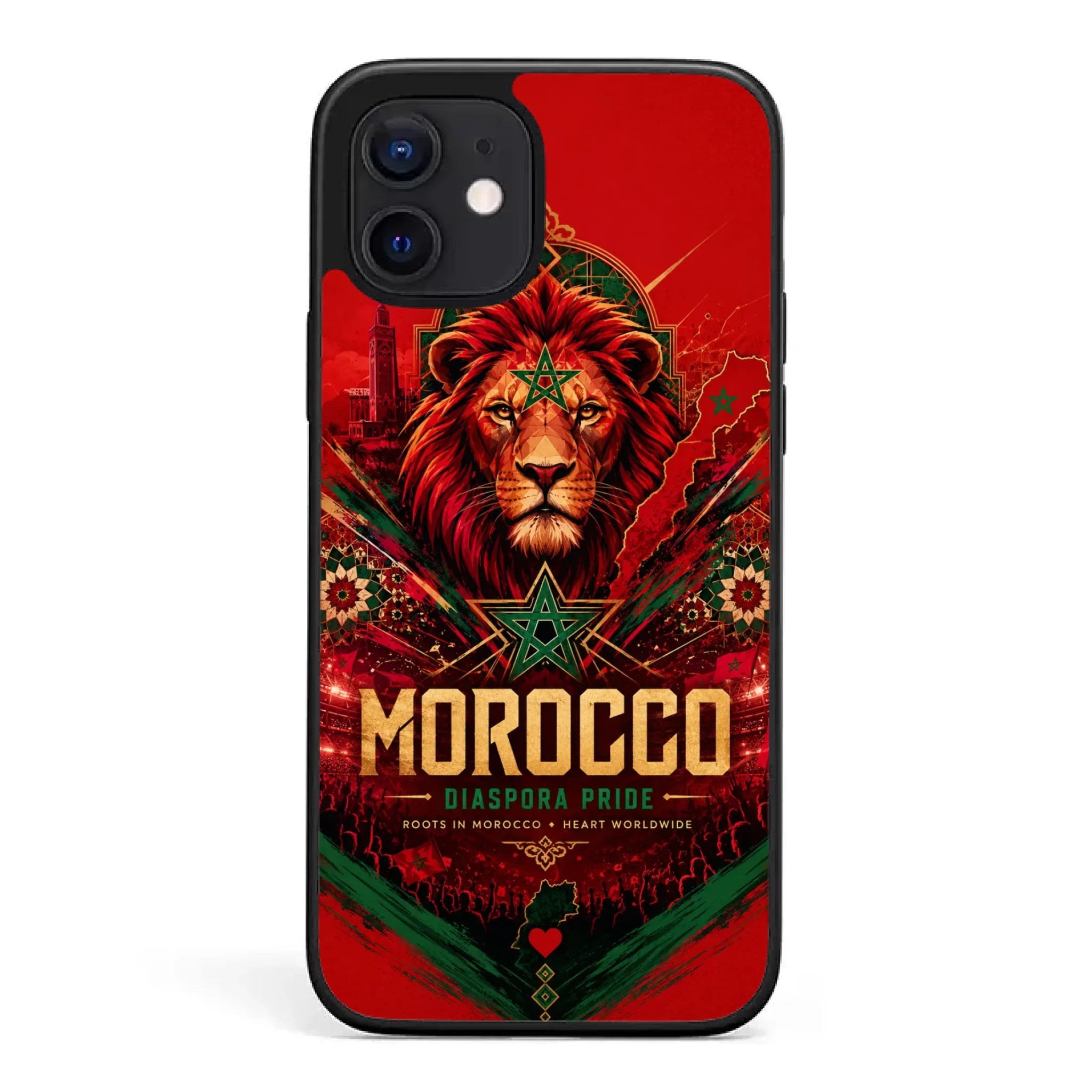 World Cup football phone case Diaspora Pride - Morocco