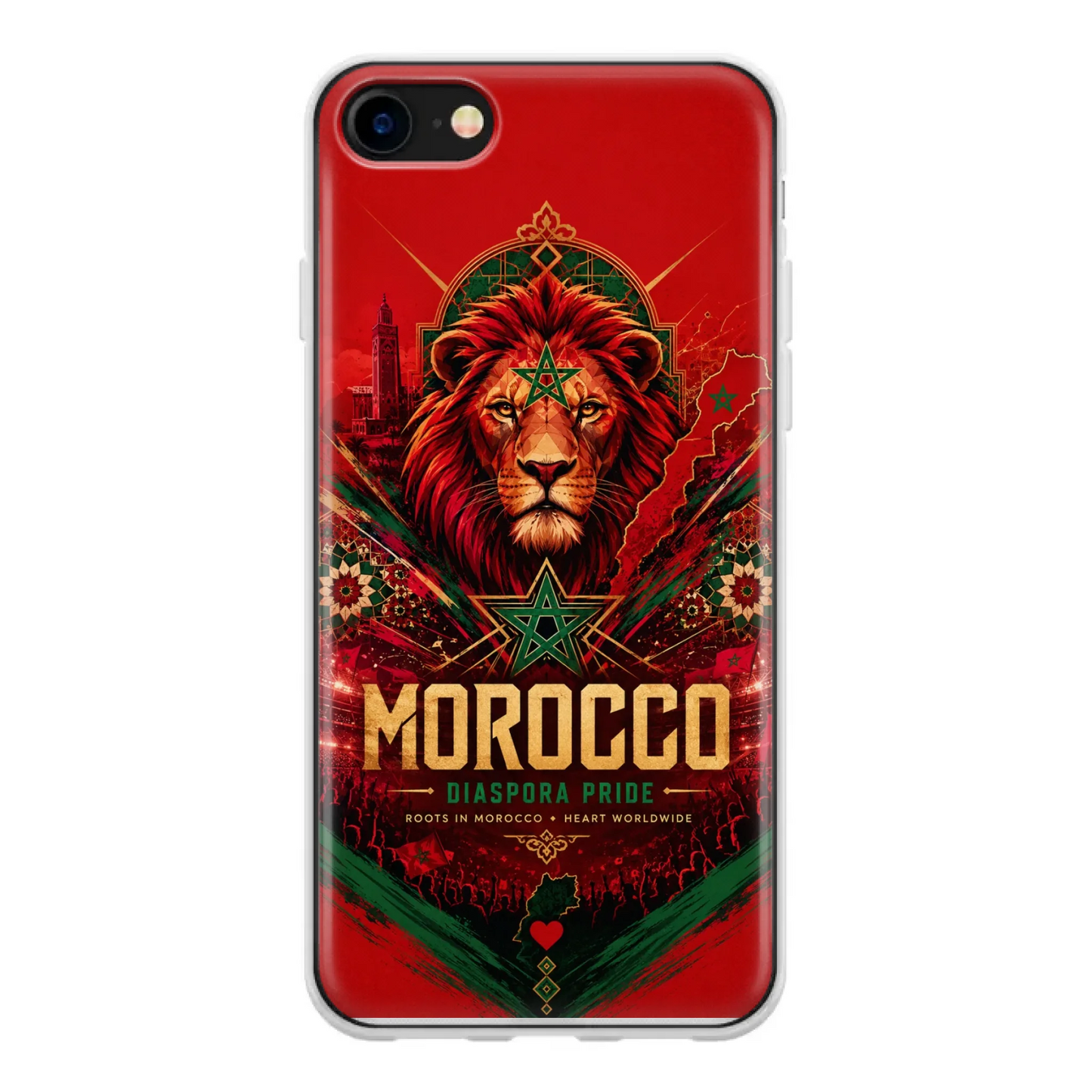 Coque de téléphone football Coupe du Monde Fierté de la diaspora - Maroc