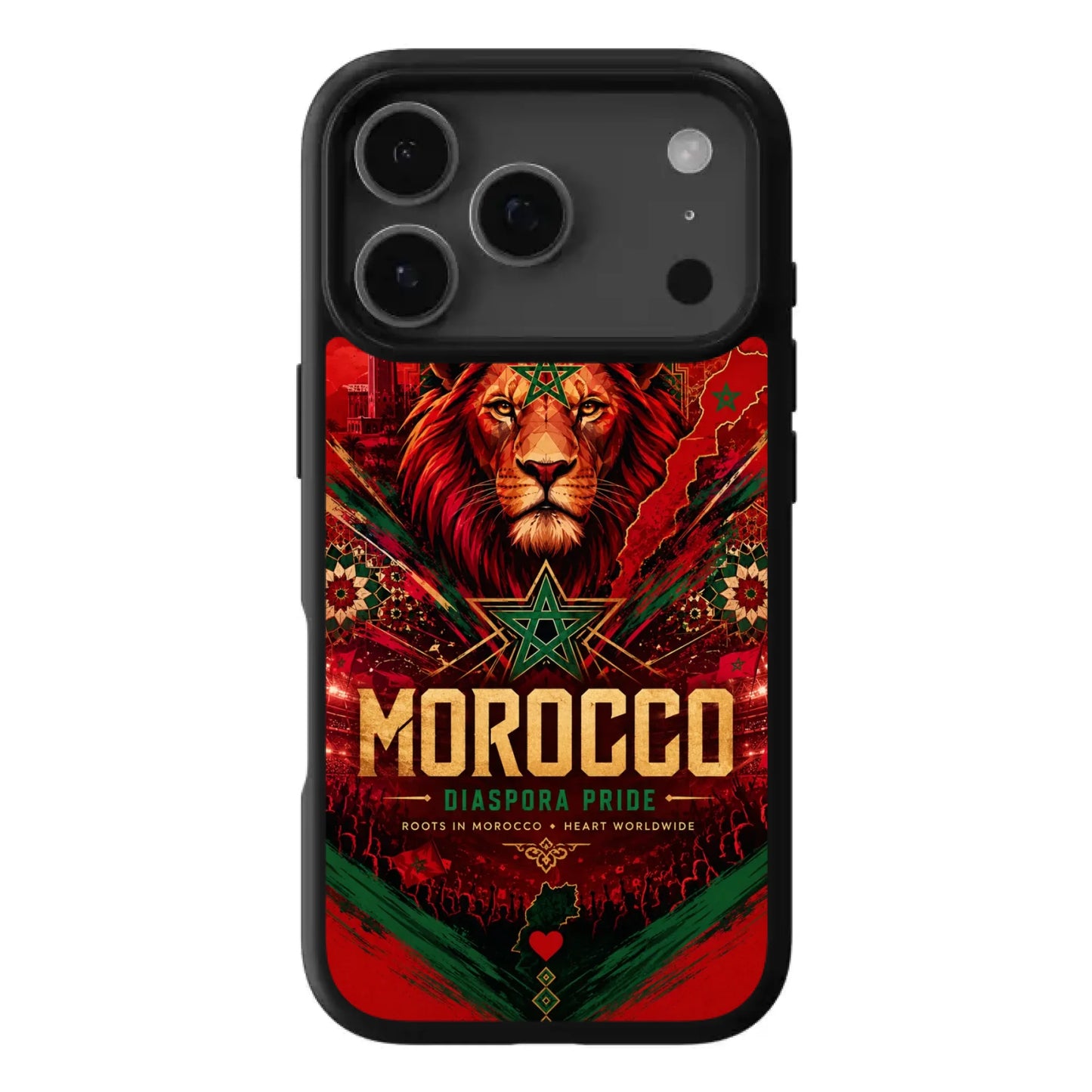 Coque de téléphone football Coupe du Monde Fierté de la diaspora - Maroc