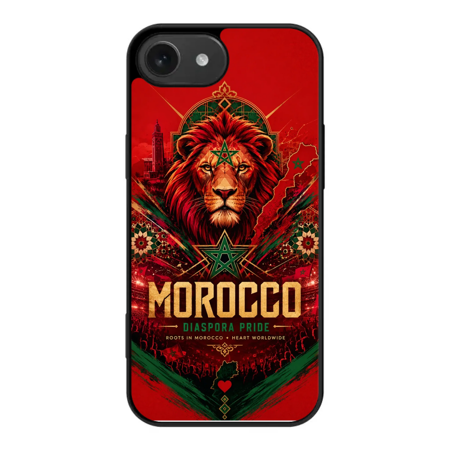 Coque de téléphone football Coupe du Monde Fierté de la diaspora - Maroc