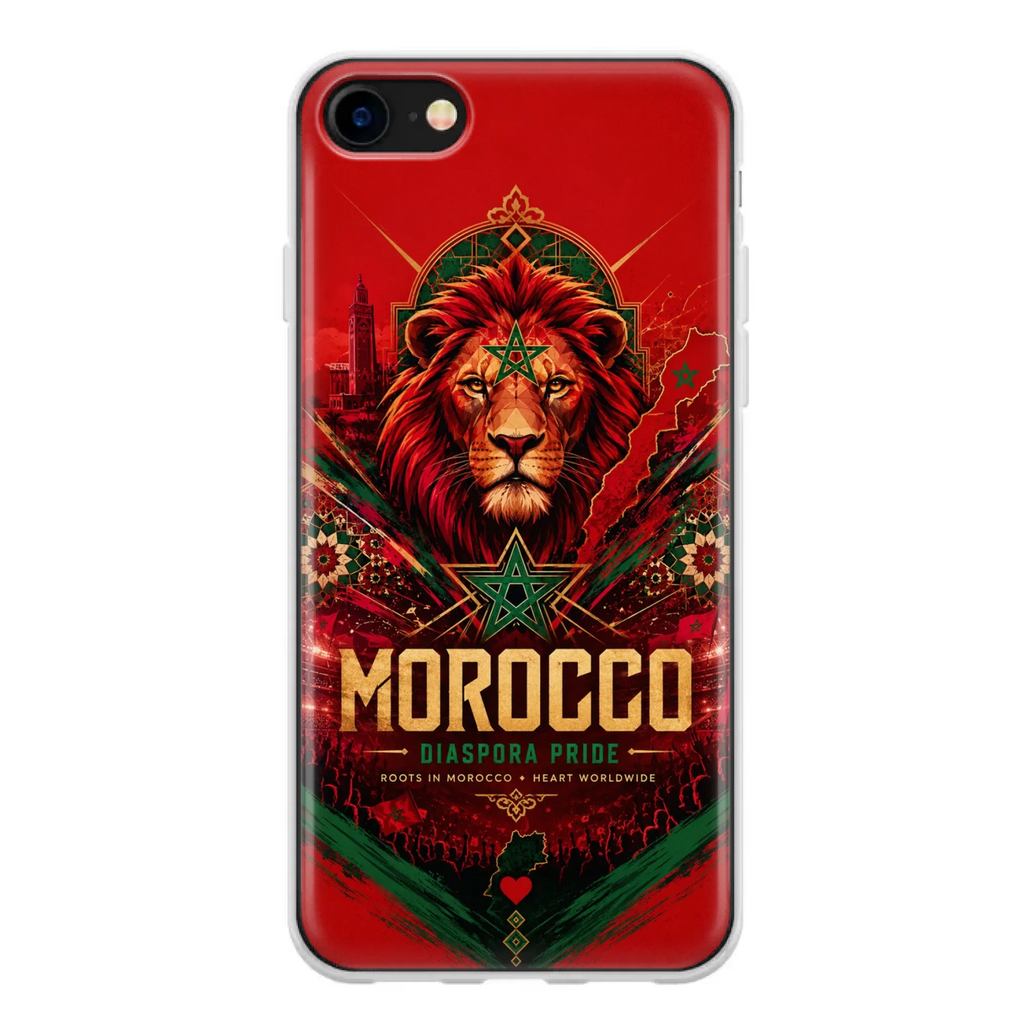 Coque de téléphone football Coupe du Monde Fierté de la diaspora - Maroc