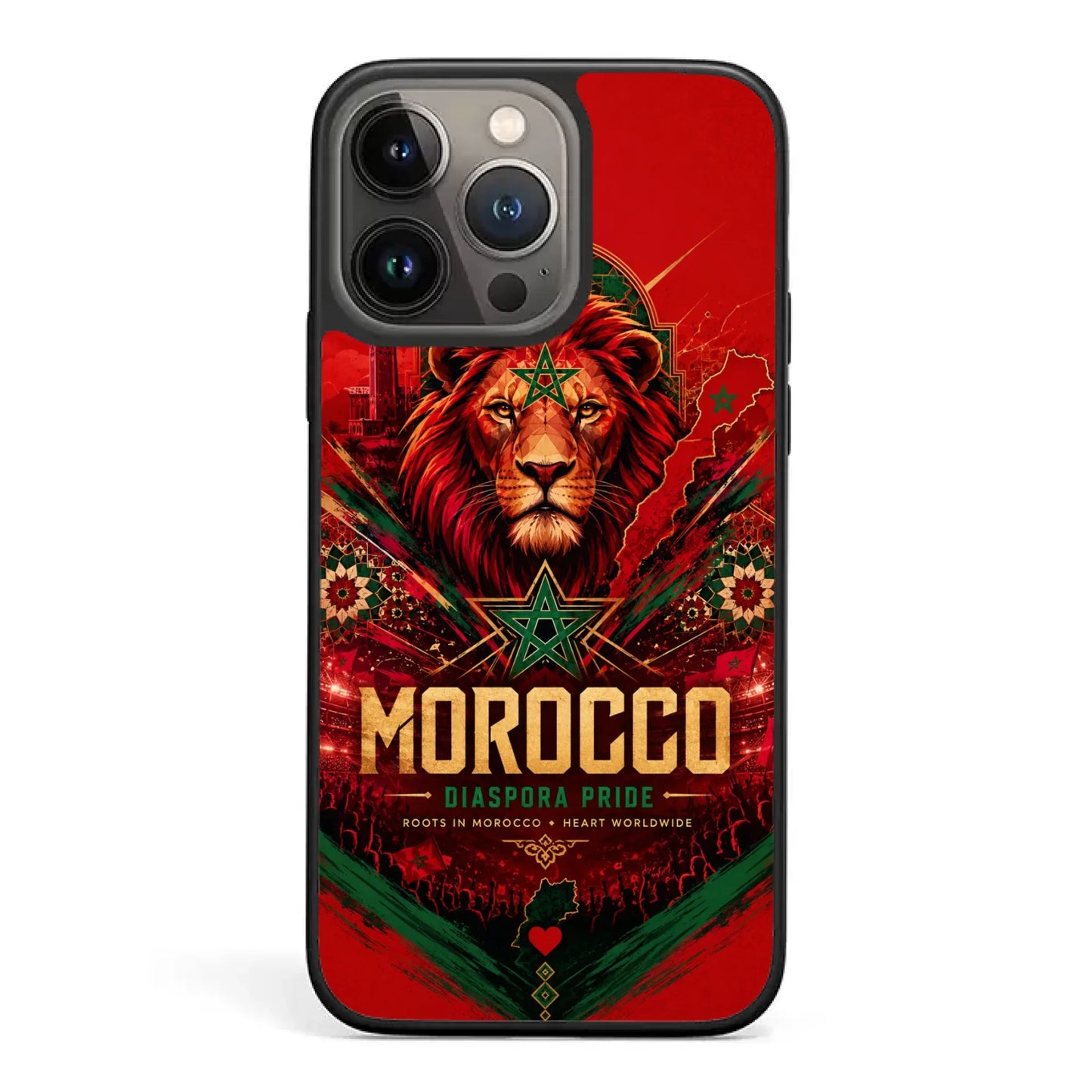 Coque de téléphone football Coupe du Monde Fierté de la diaspora - Maroc
